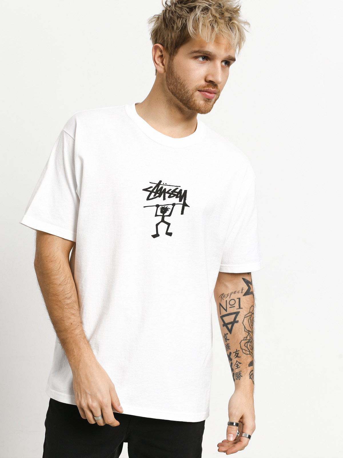 Stussy Warrior Man T-shirt (white)