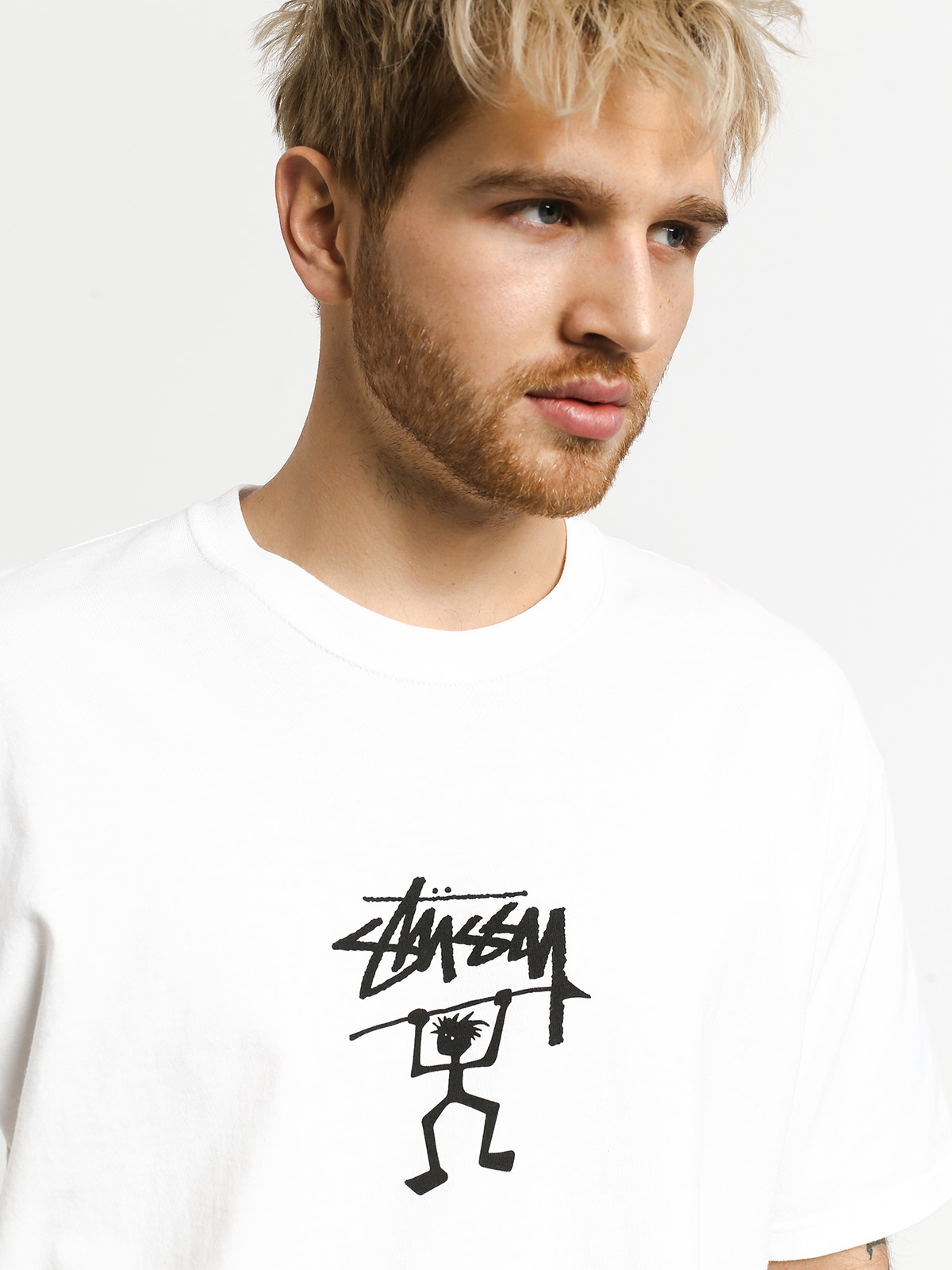 Stussy Warrior Man T-shirt (white)