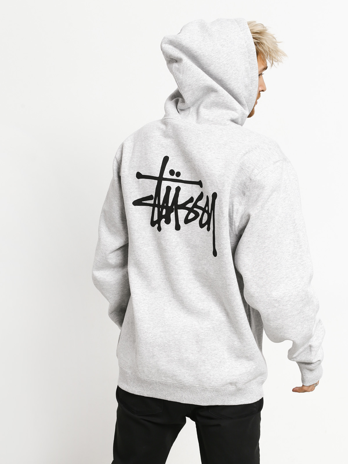Stussy Basic HD Hoodie (ash heather)