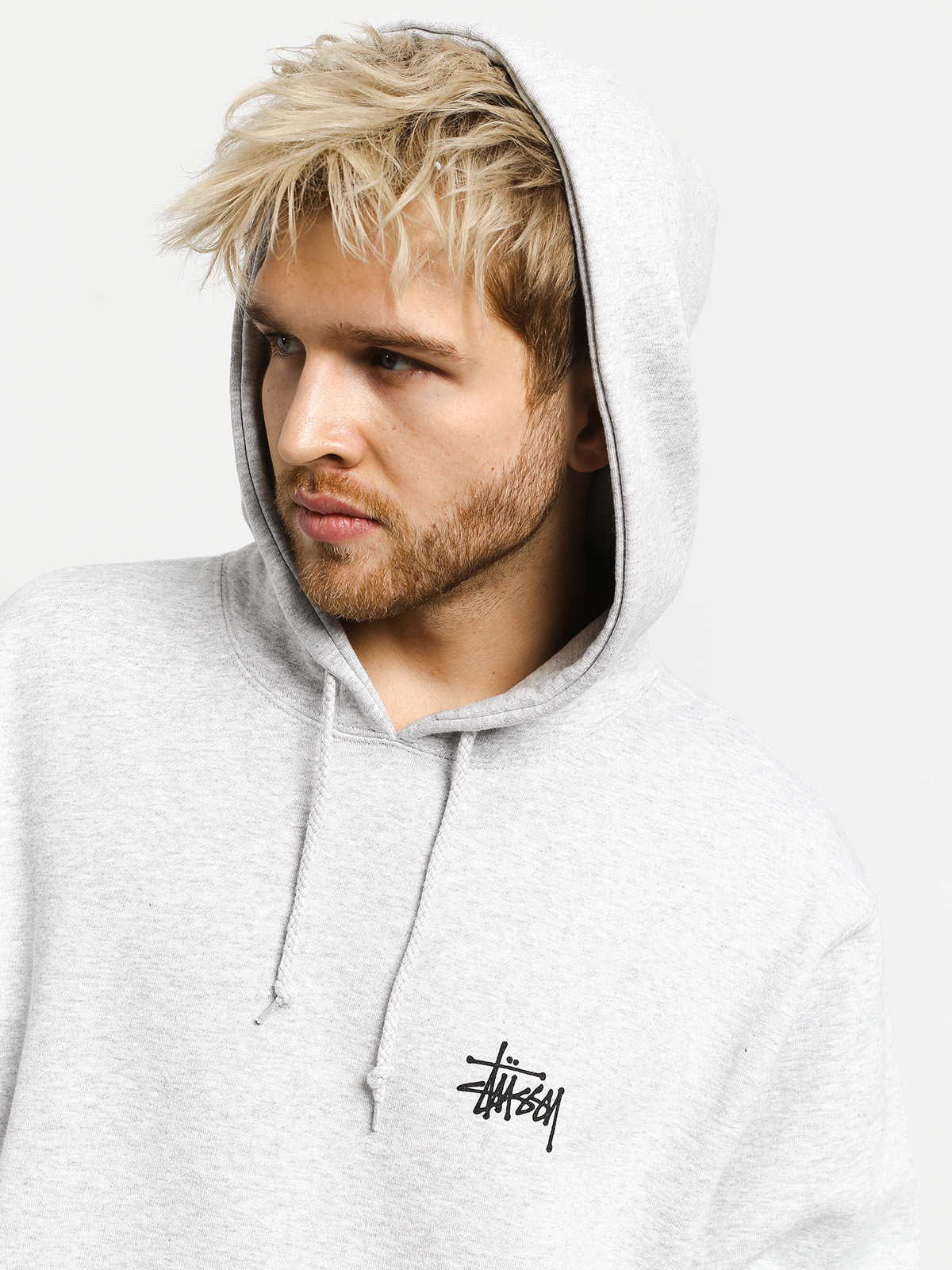 Stussy Basic HD Hoodie (ash heather)
