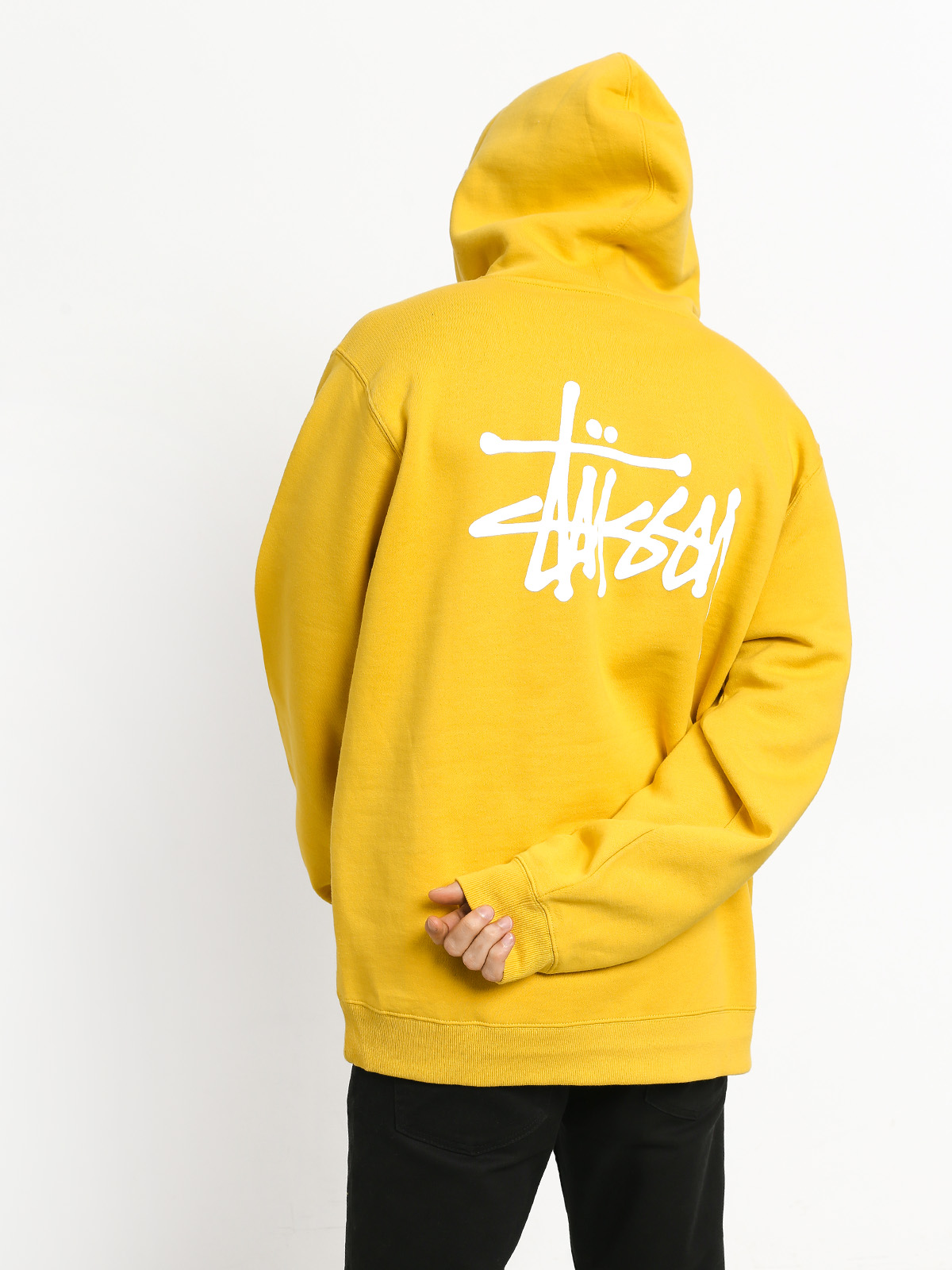 Stussy Basic HD Hoodie - yellow (yellow)