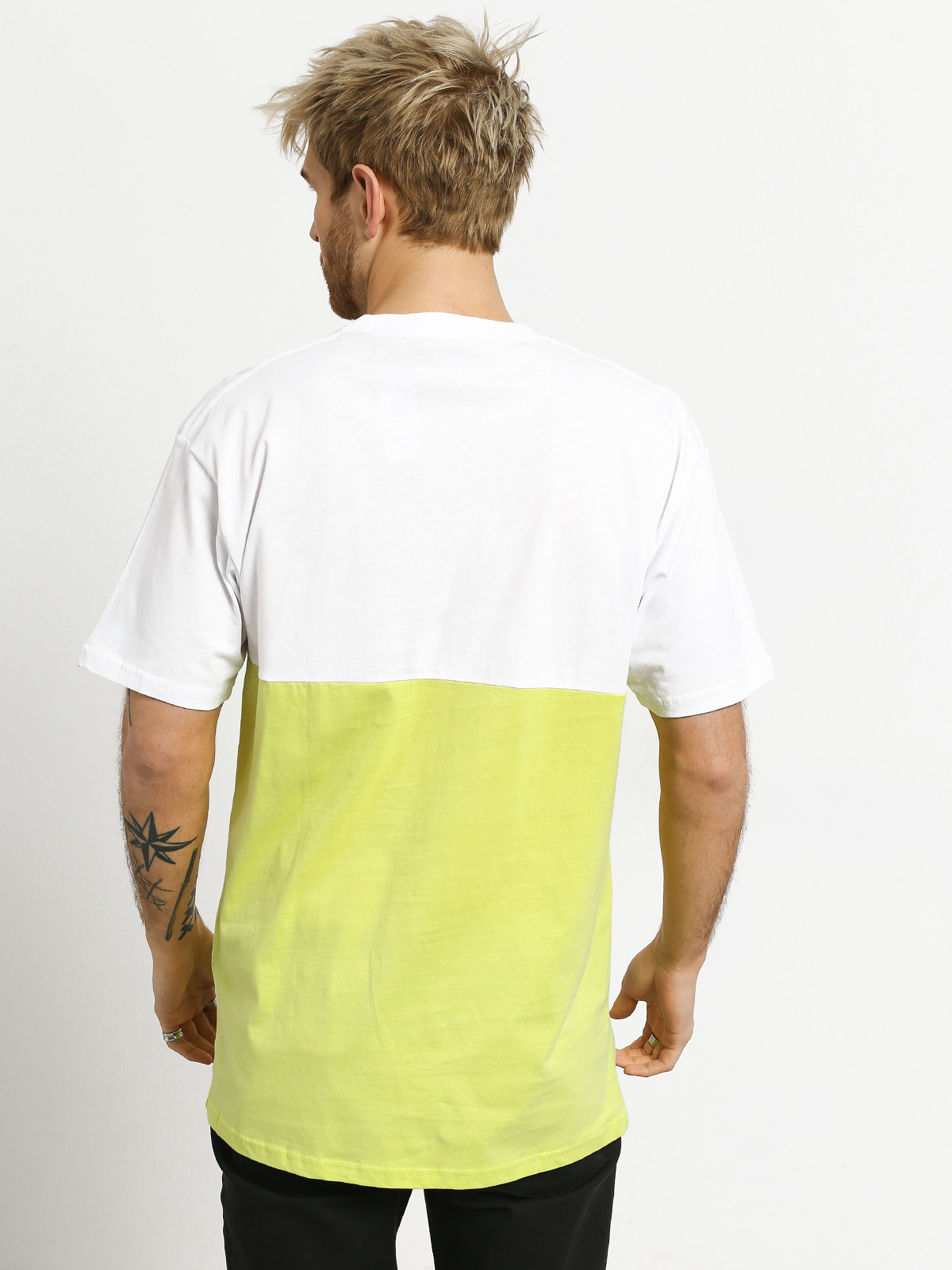 Vans ColorBlock T-shirt (white/sunny lime)