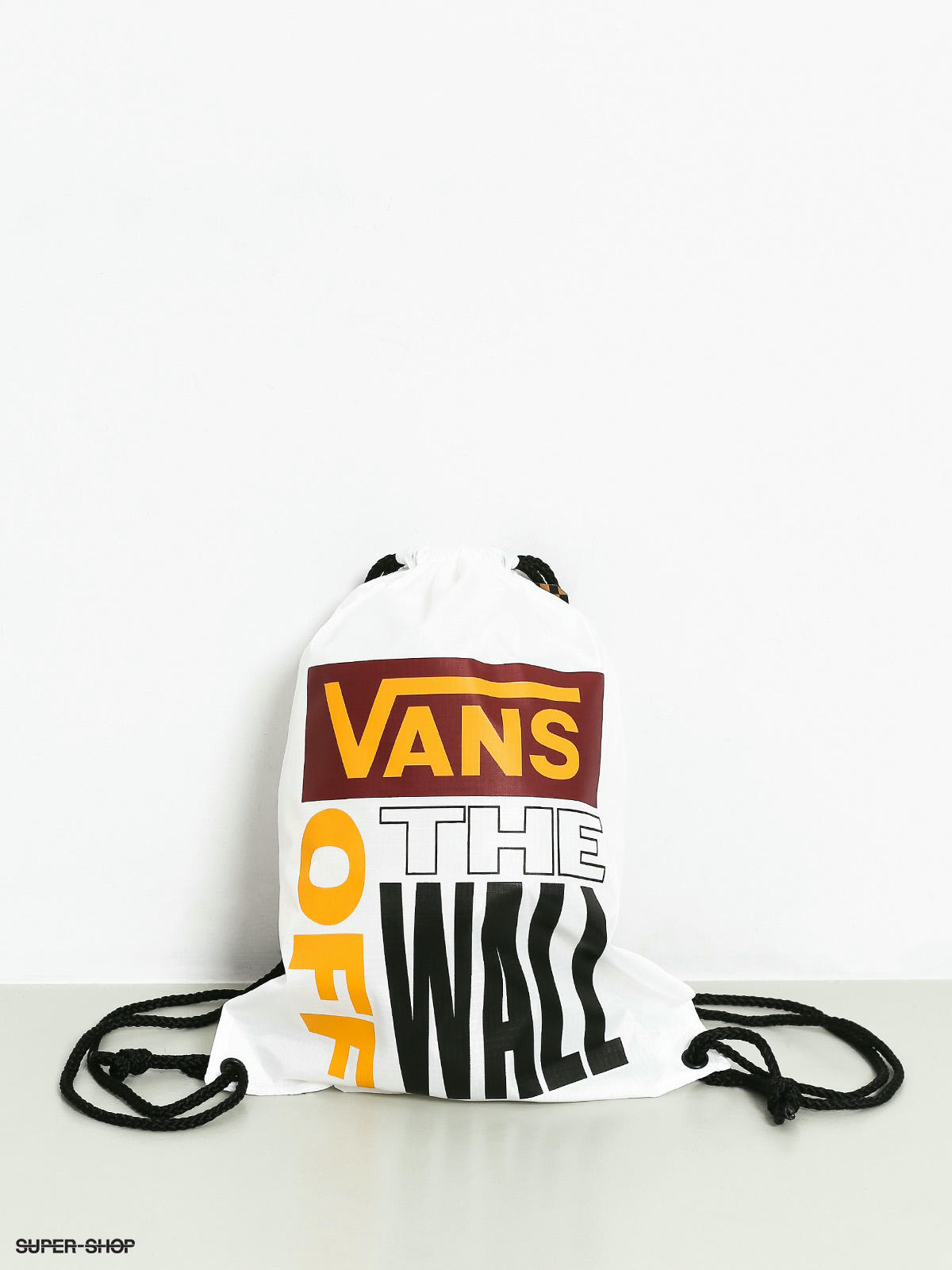 vans red and white backpack