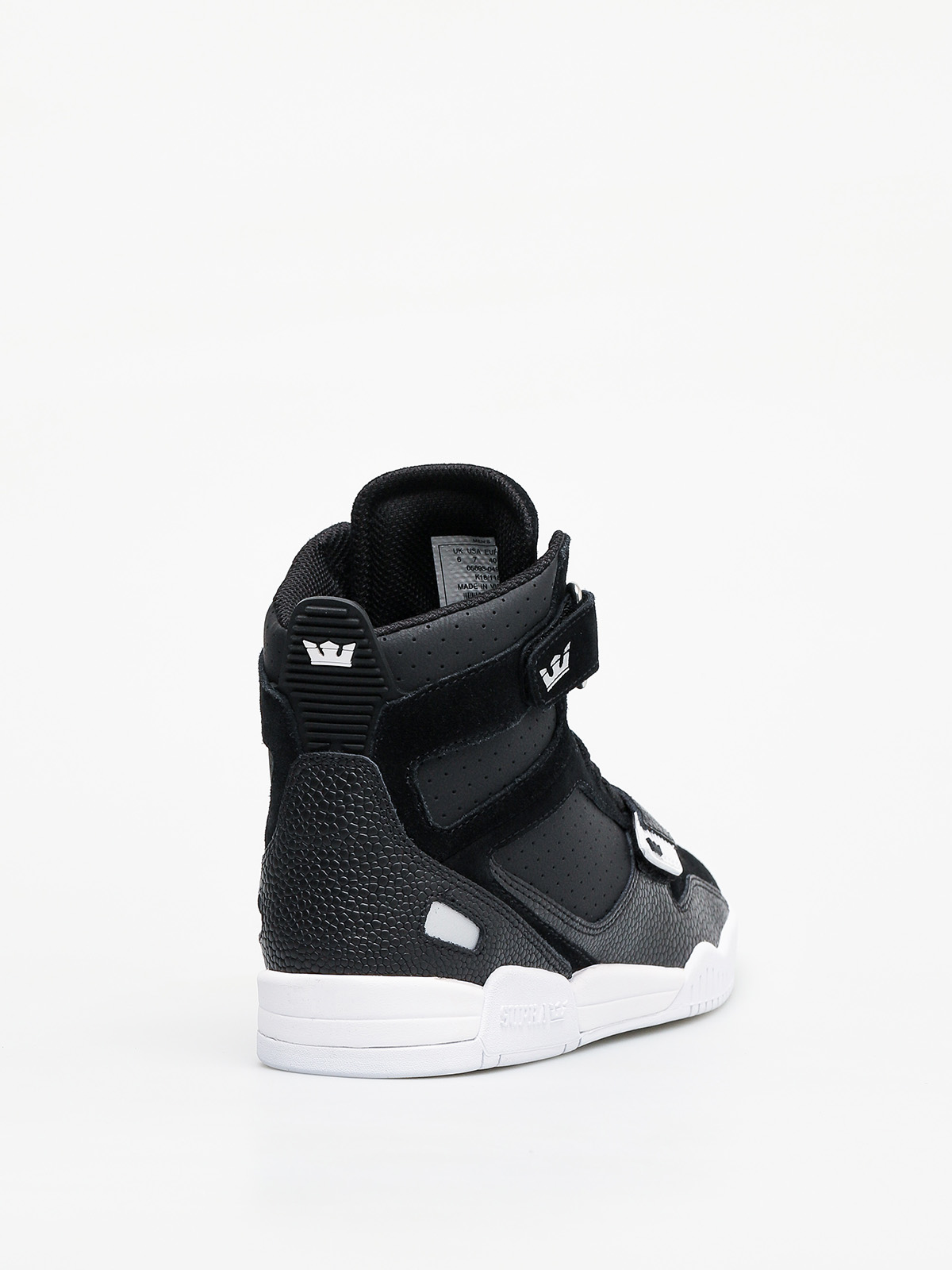 Supra Breaker Shoes (black/silver white)