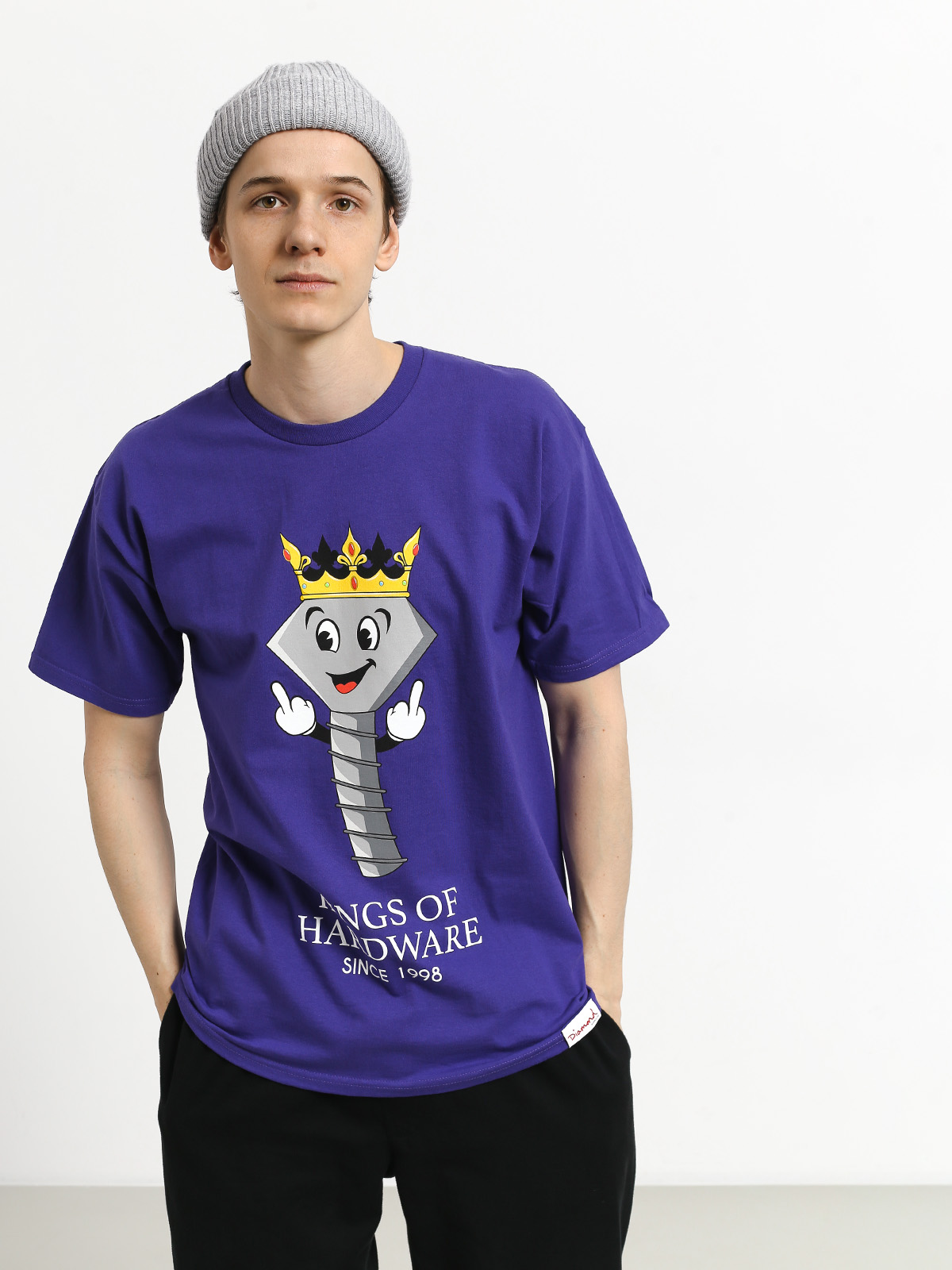 Diamond Supply Co. King Of Hardware T-shirt (purple)
