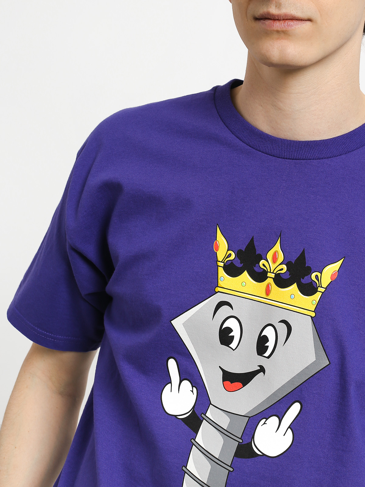Diamond Supply Co. King Of Hardware T-shirt (purple)