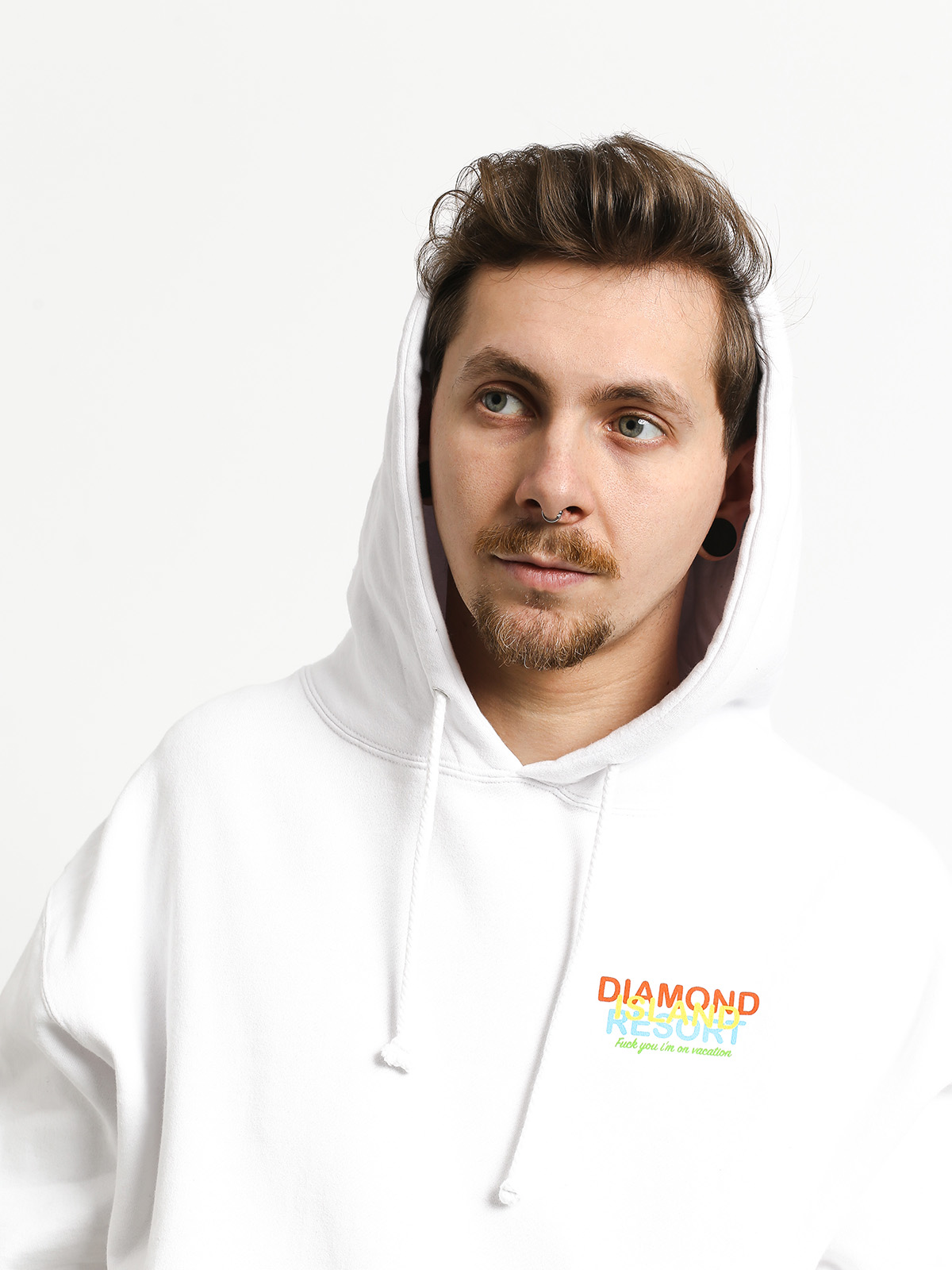 white diamond hoodie