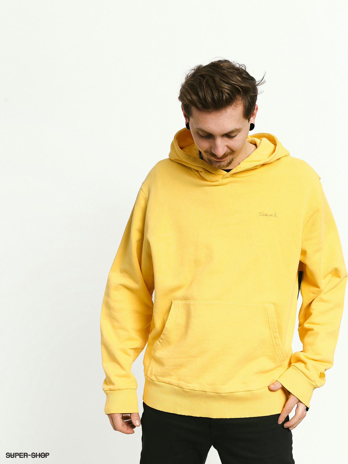 yellow hoodie oversized