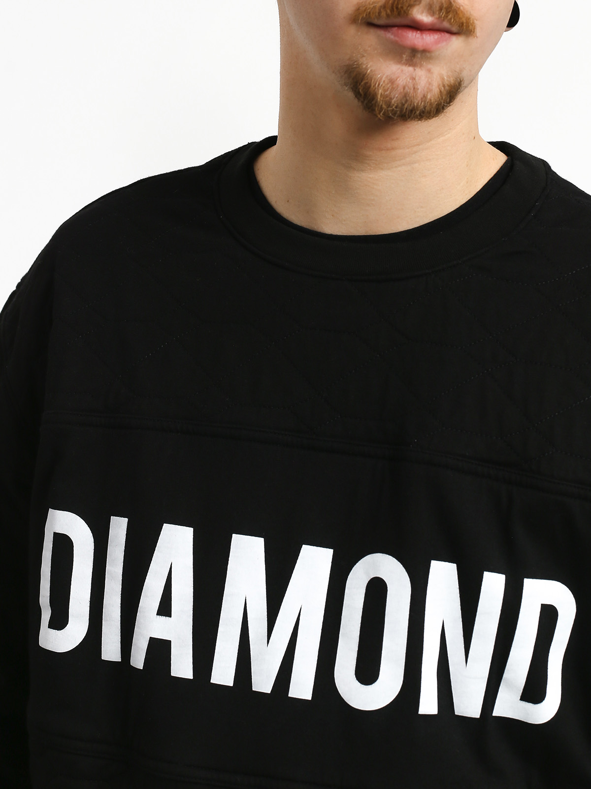 diamond crew neck