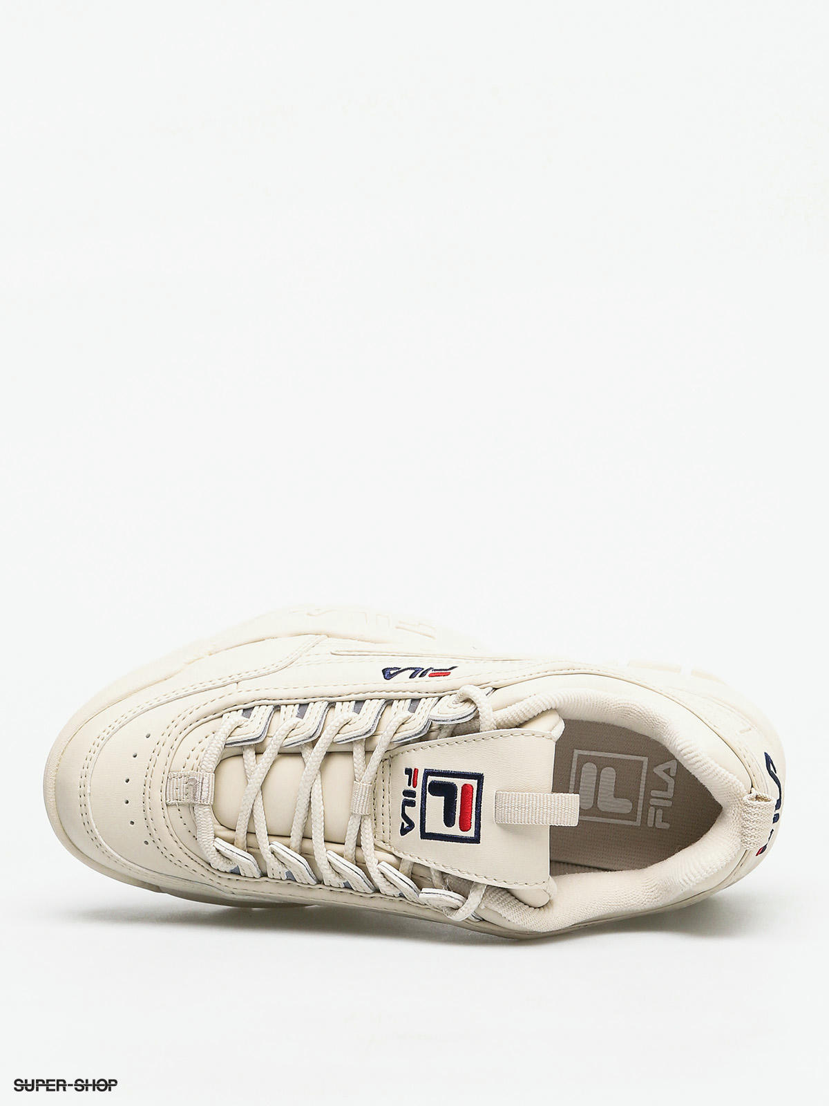 fila disruptor low antique white