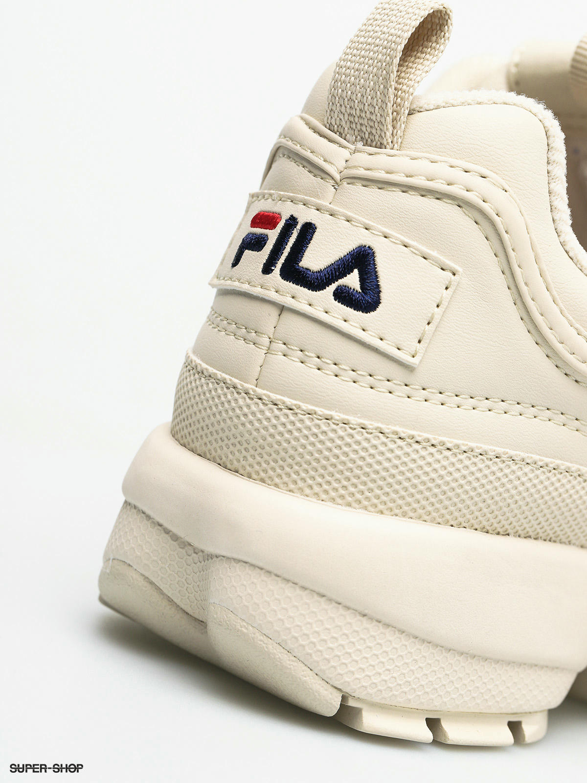 fila disruptor low antique white