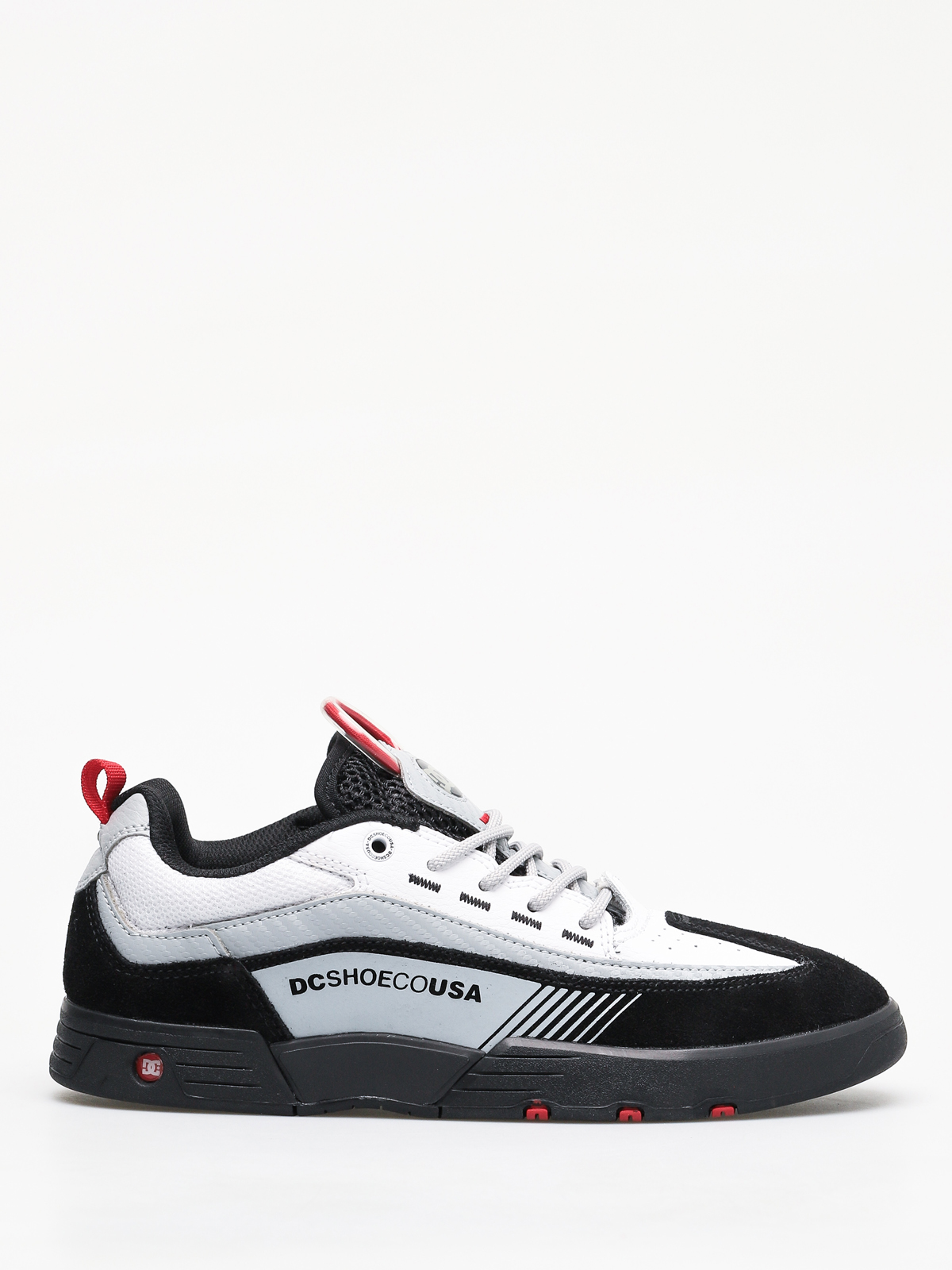 DC Legacy 98 Slim Shoes (black/white/red)