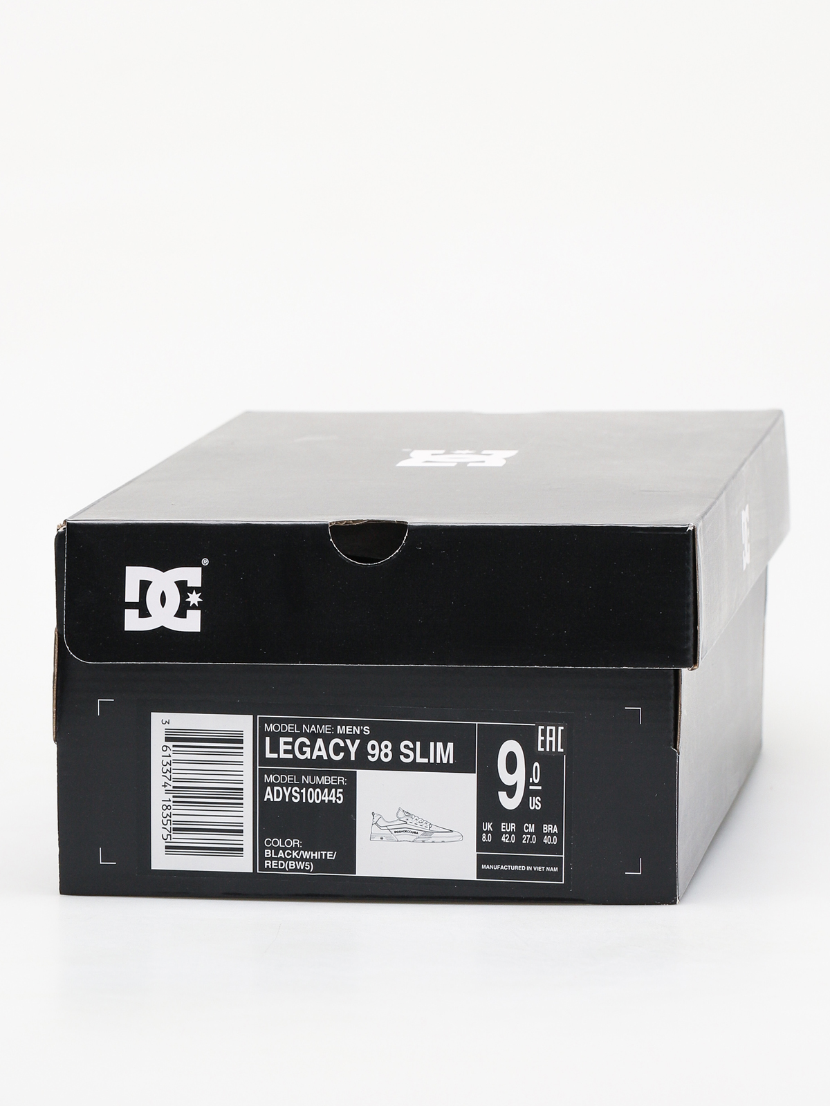 DC Legacy 98 Slim Shoes (black/white/red)