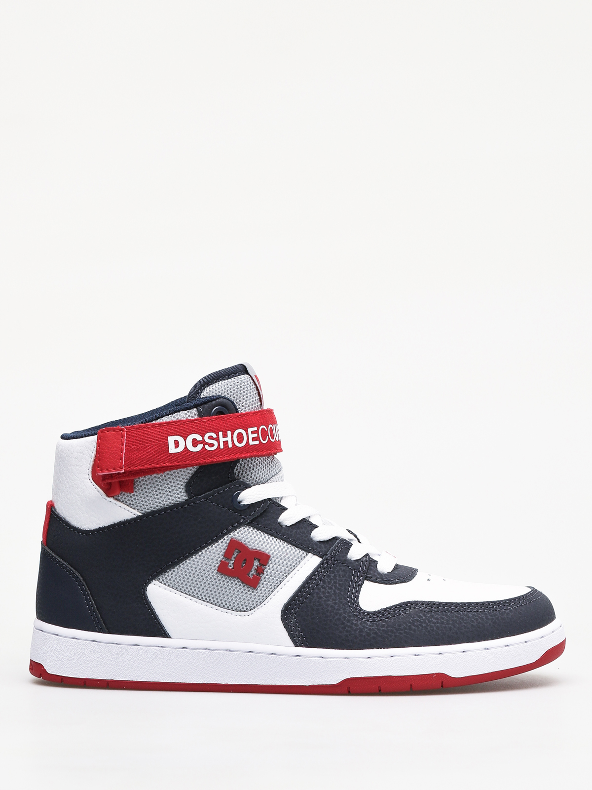 Dc Shoes Pensford Hi DC Pensford Shoes Navy Blue (white/navy/red)