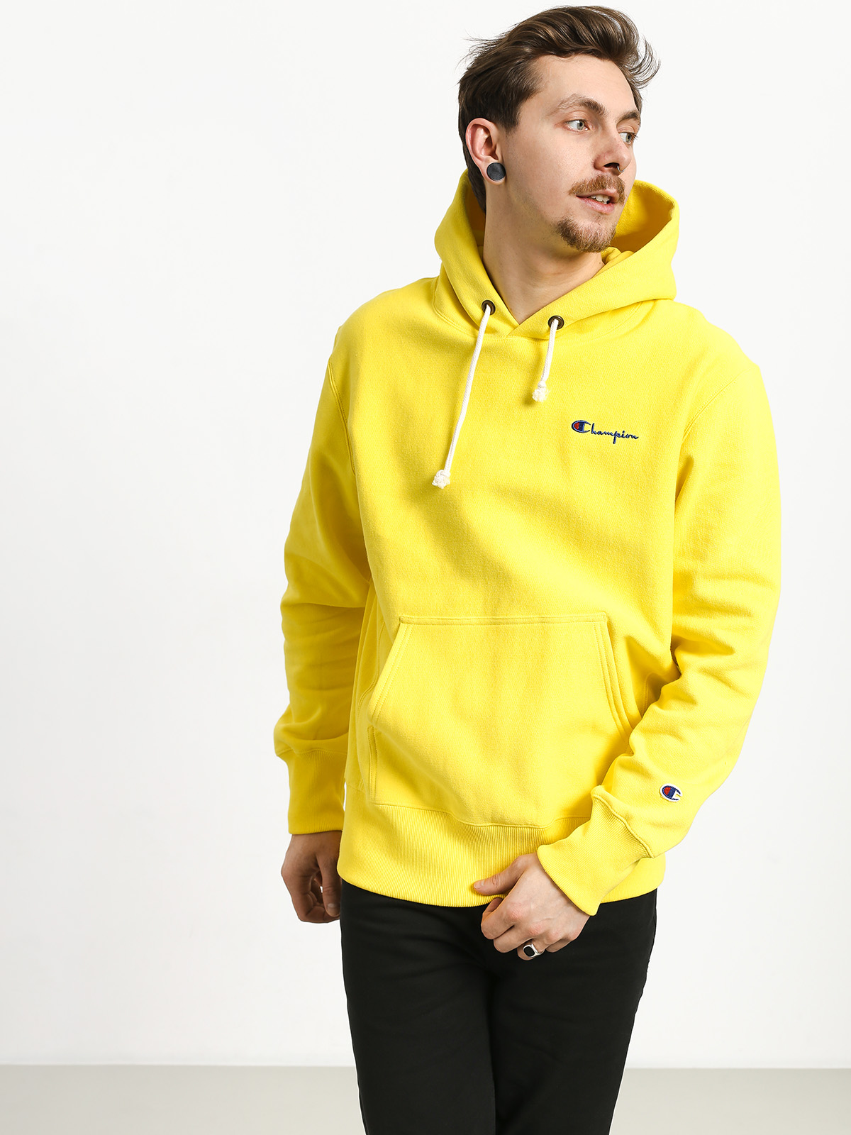 Champion Premium Reverse Weave Hooded Sweatshirt HD Hoodie (btp)