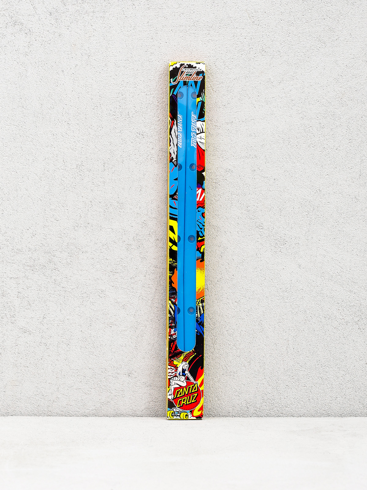 Santa Cruz Railsy Slimline Rails Longboard (cyan)