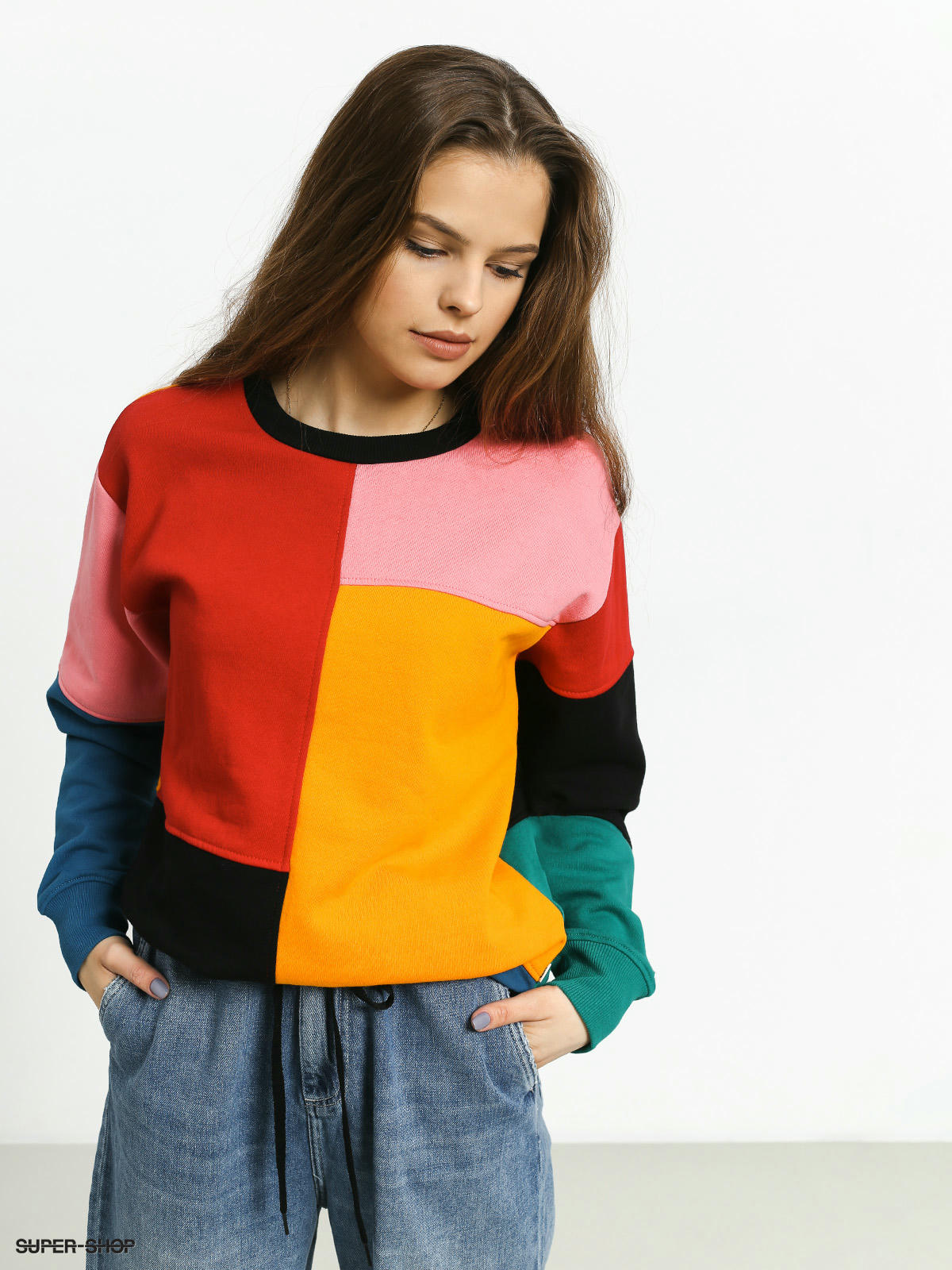 vans multicolor sweatshirt