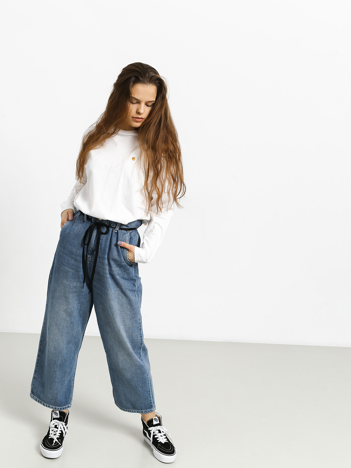 Carhartt WIP Armanda Pants Wmn (blue)