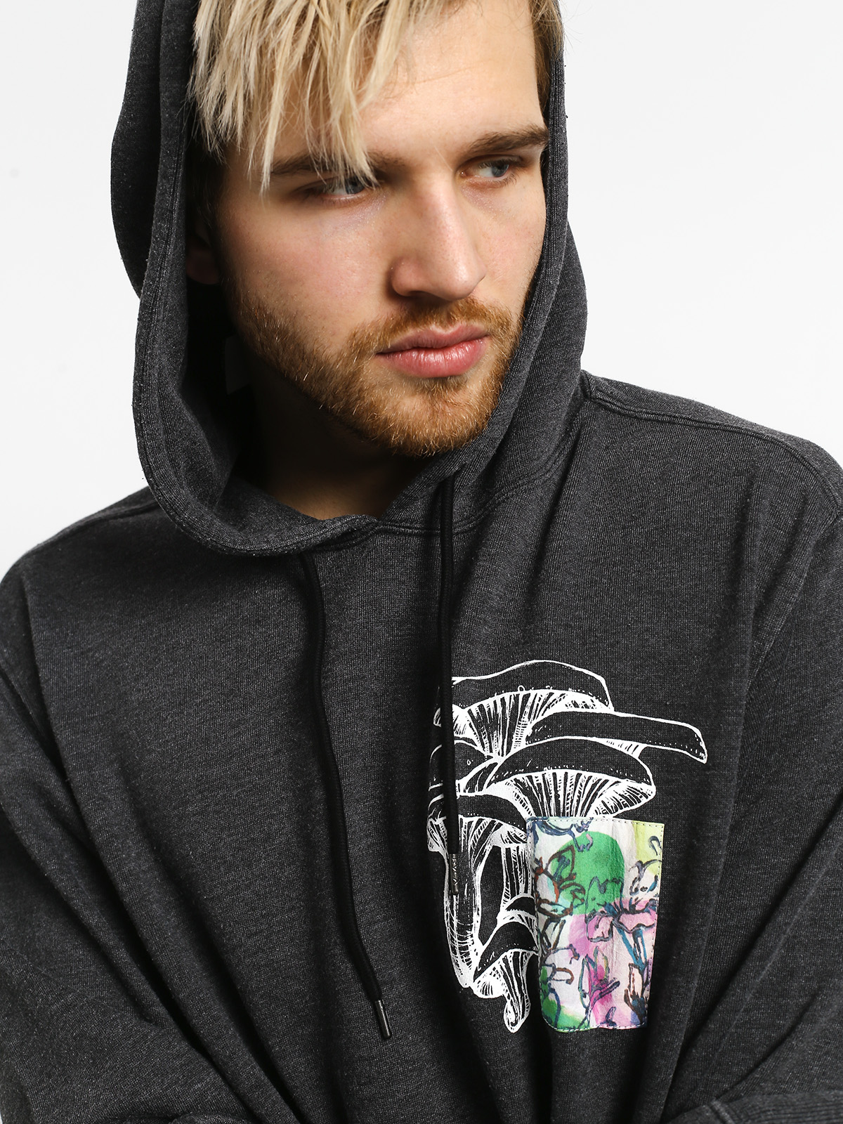 RVCA Sage Mix HD Hoodie (rvca black)