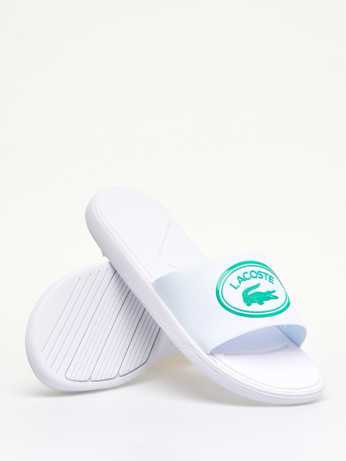 Lacoste L.30 Slide 119 3 Flip-flops (white/green)