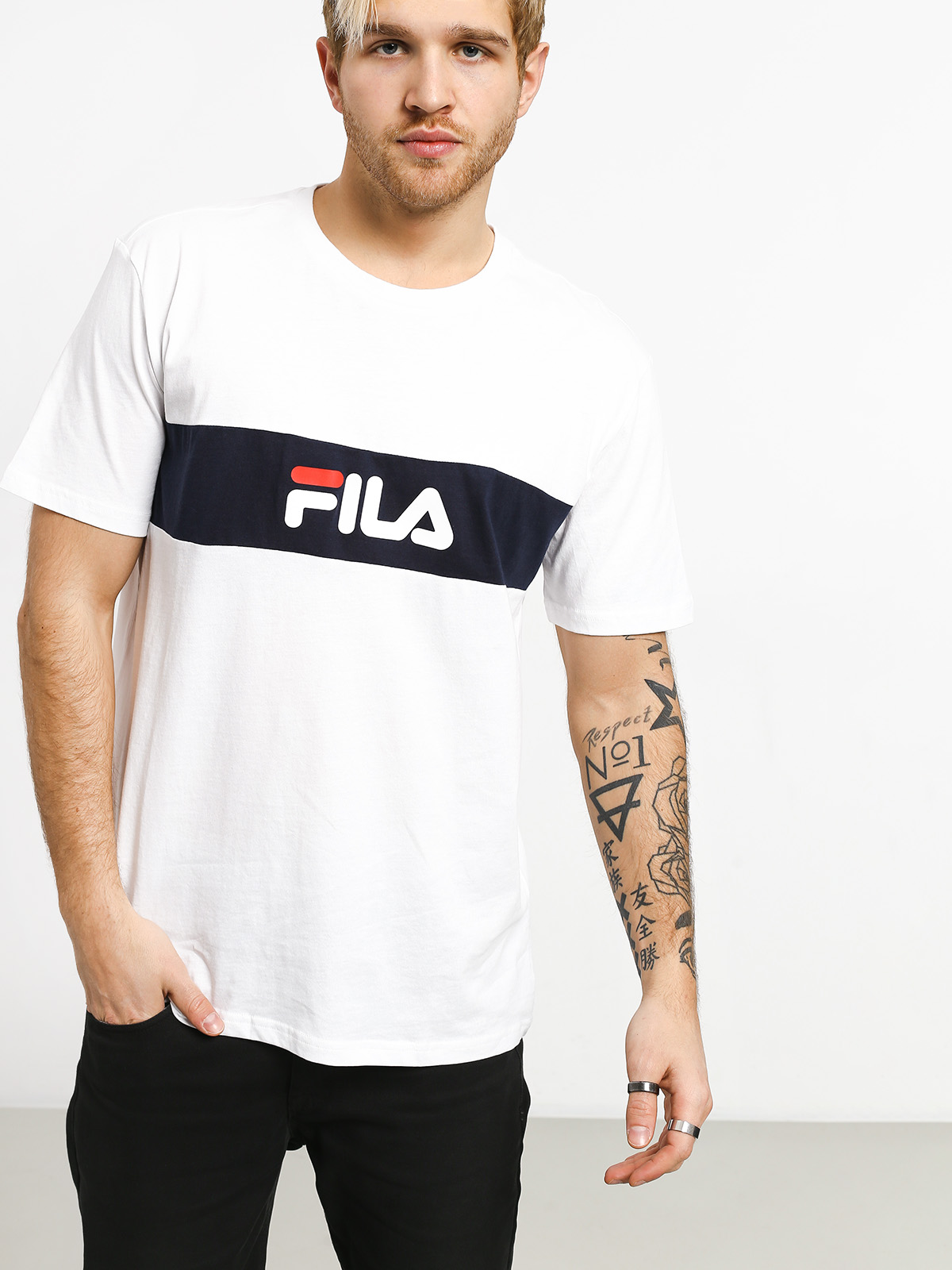 Fila Nolan T-shirt (bright white/black iris)
