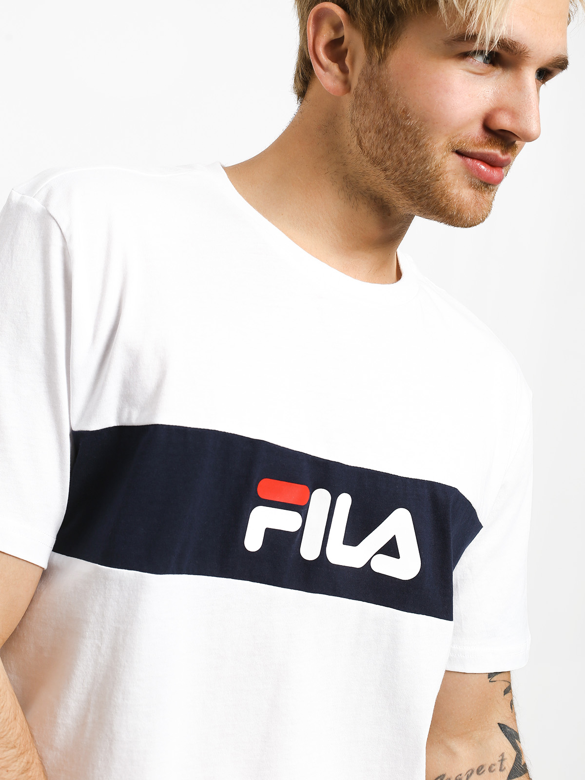 Fila Nolan T-shirt (bright white/black iris)