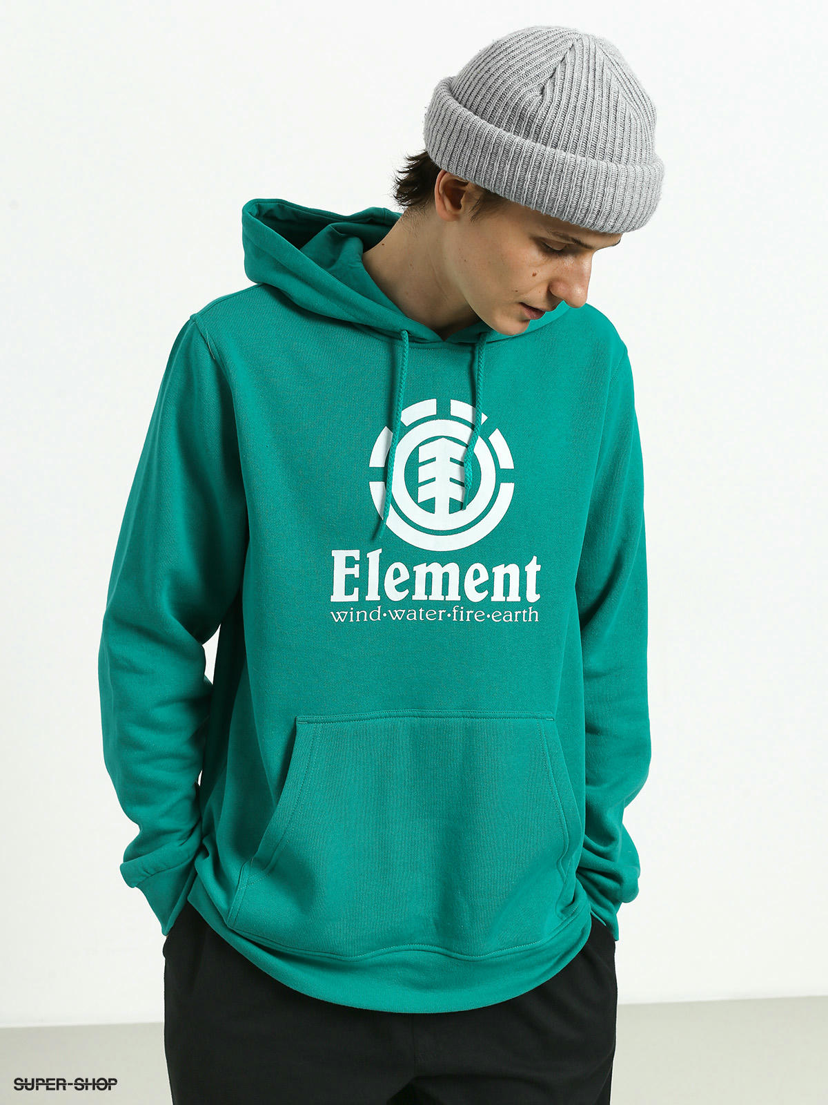 element green hoodie