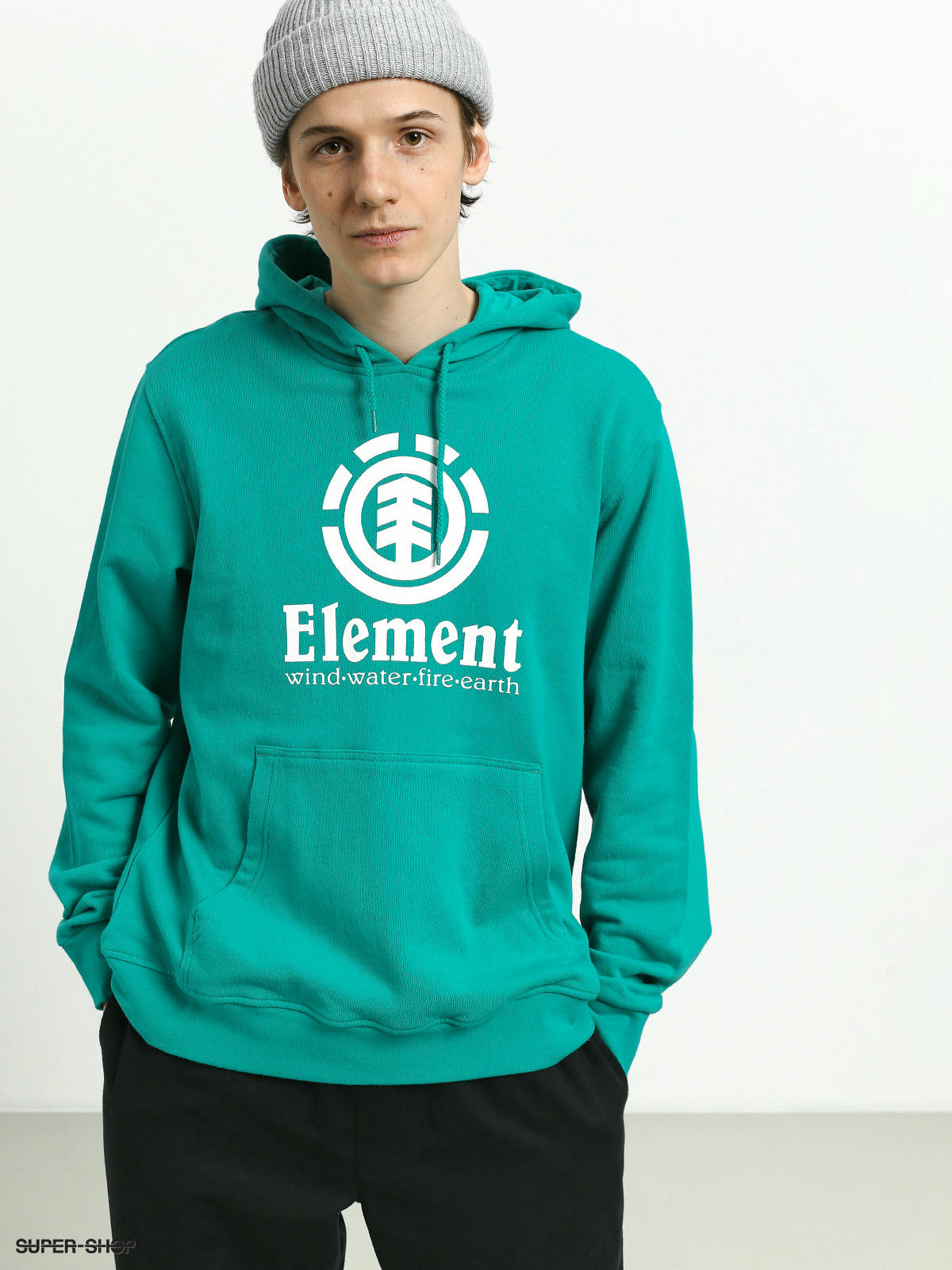 element green hoodie