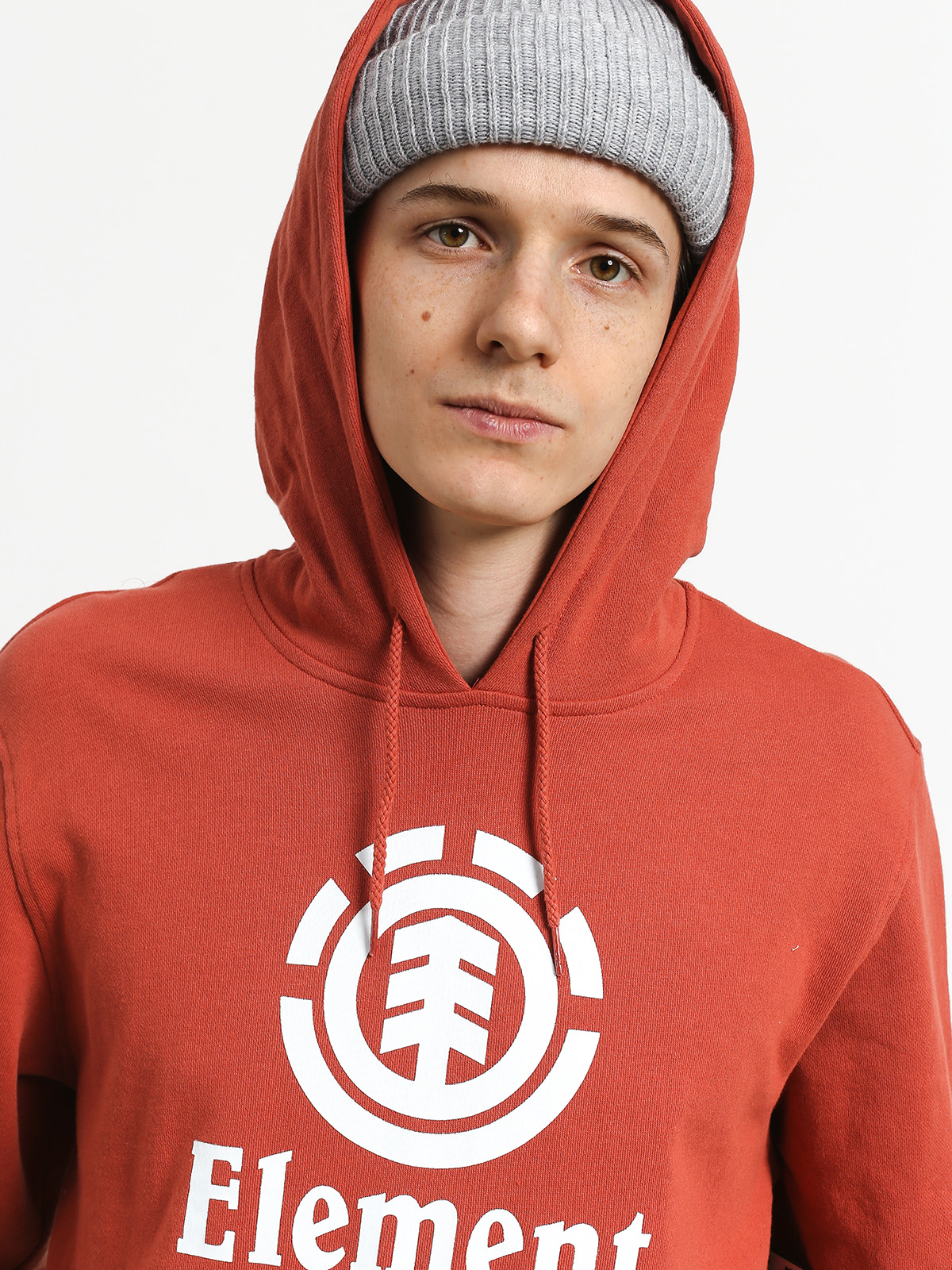 Element Vertical FT HD Hoodie (etruscan red)