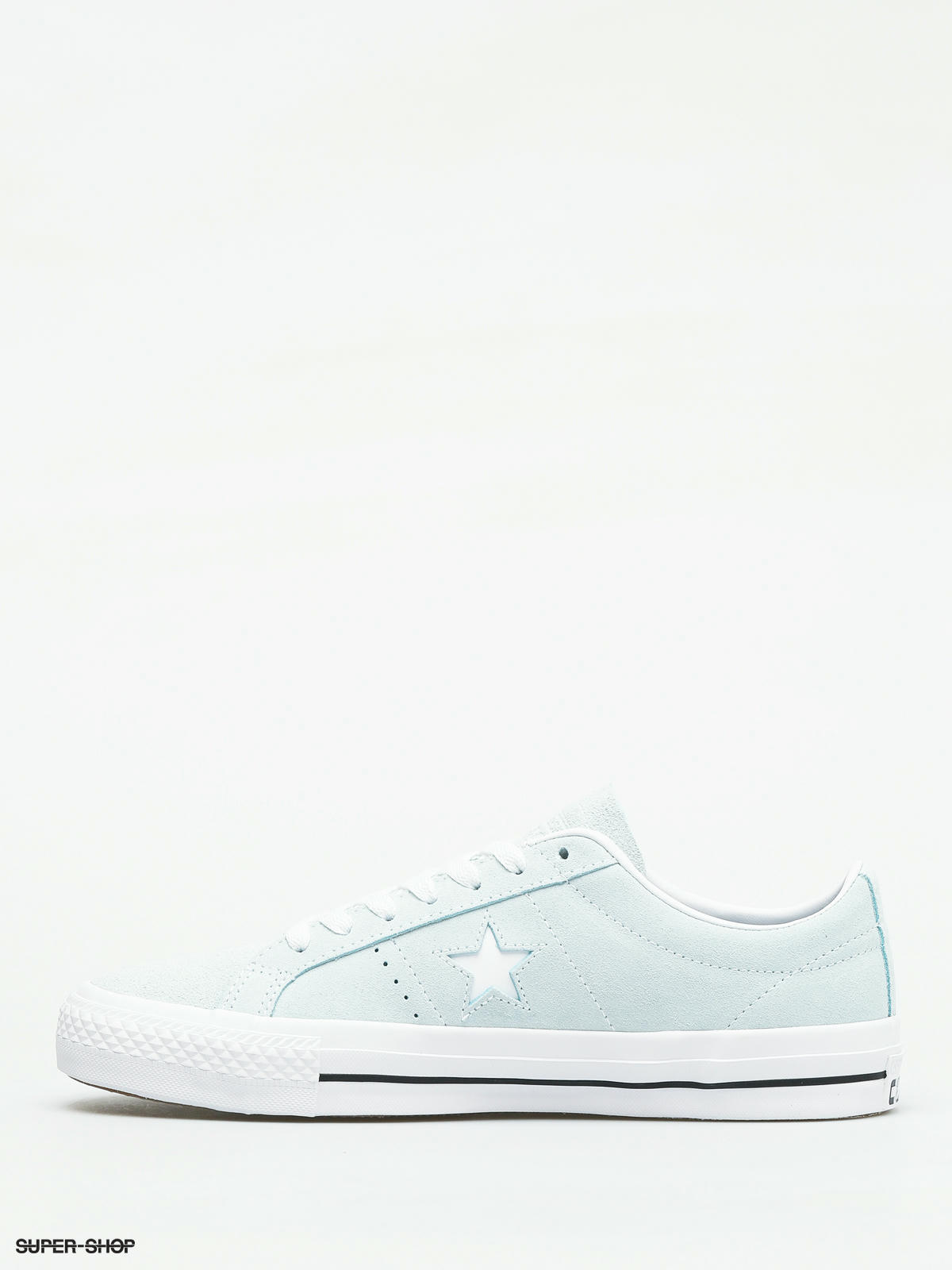 converse one star pro ox teal tint shoes