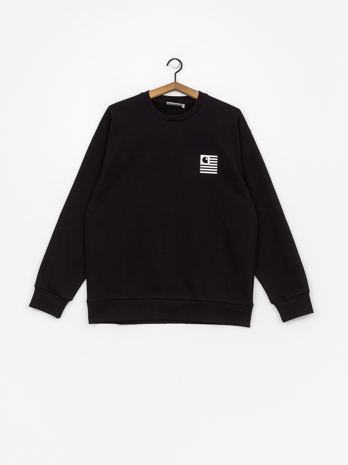 Carhartt WIP State Patch Sweatshirt (black)