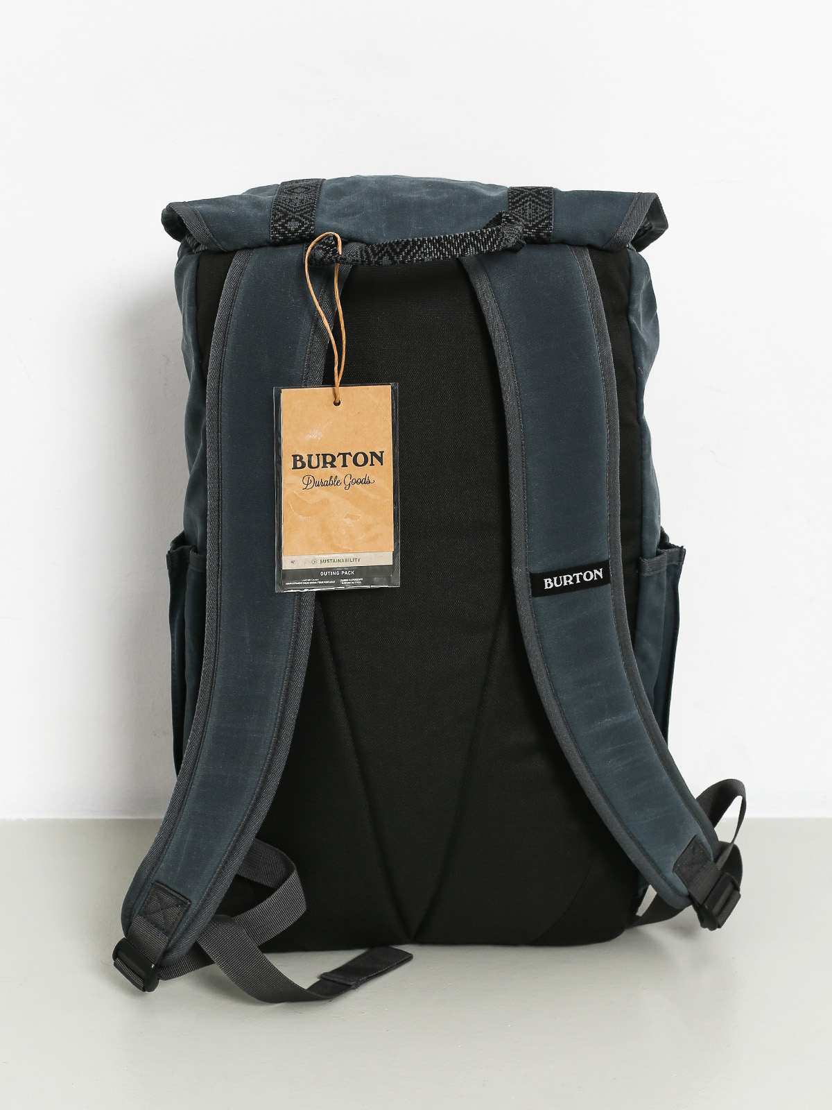 Burton Outing Backpack navy blue dark slate waxed cnv