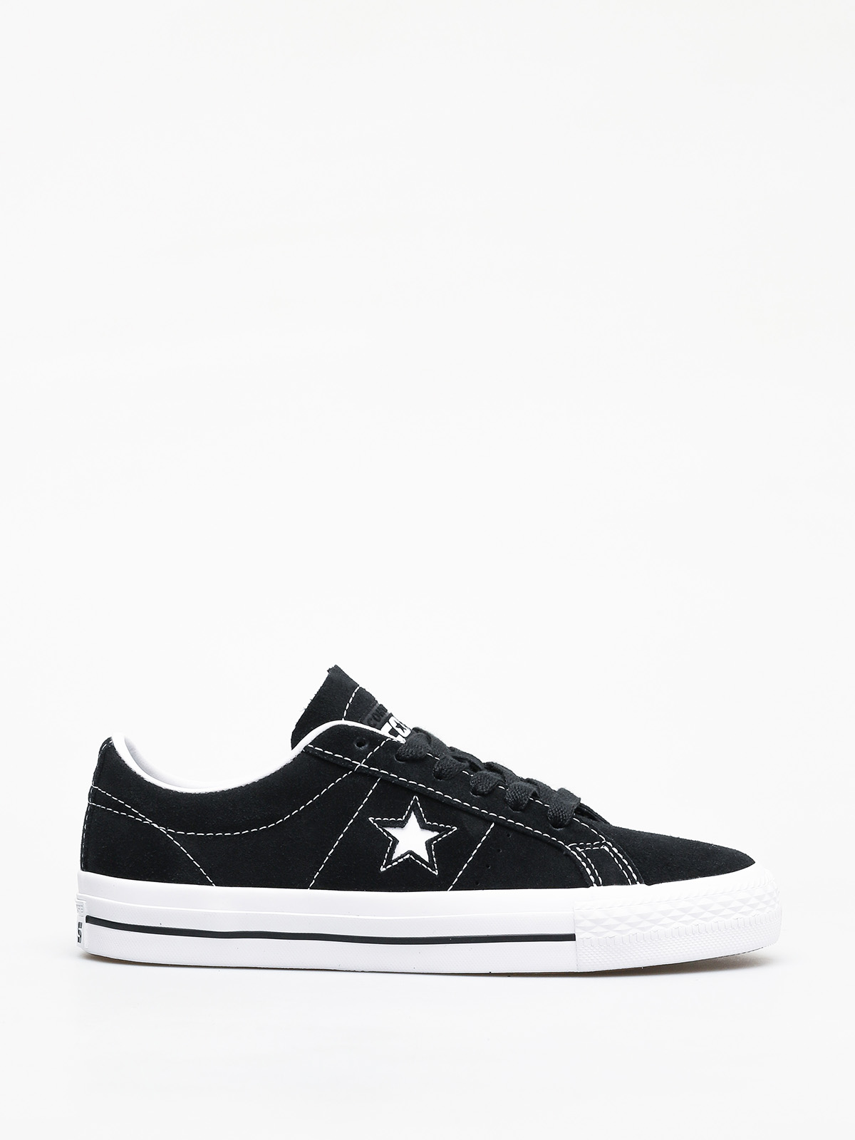 converse one star pro low black