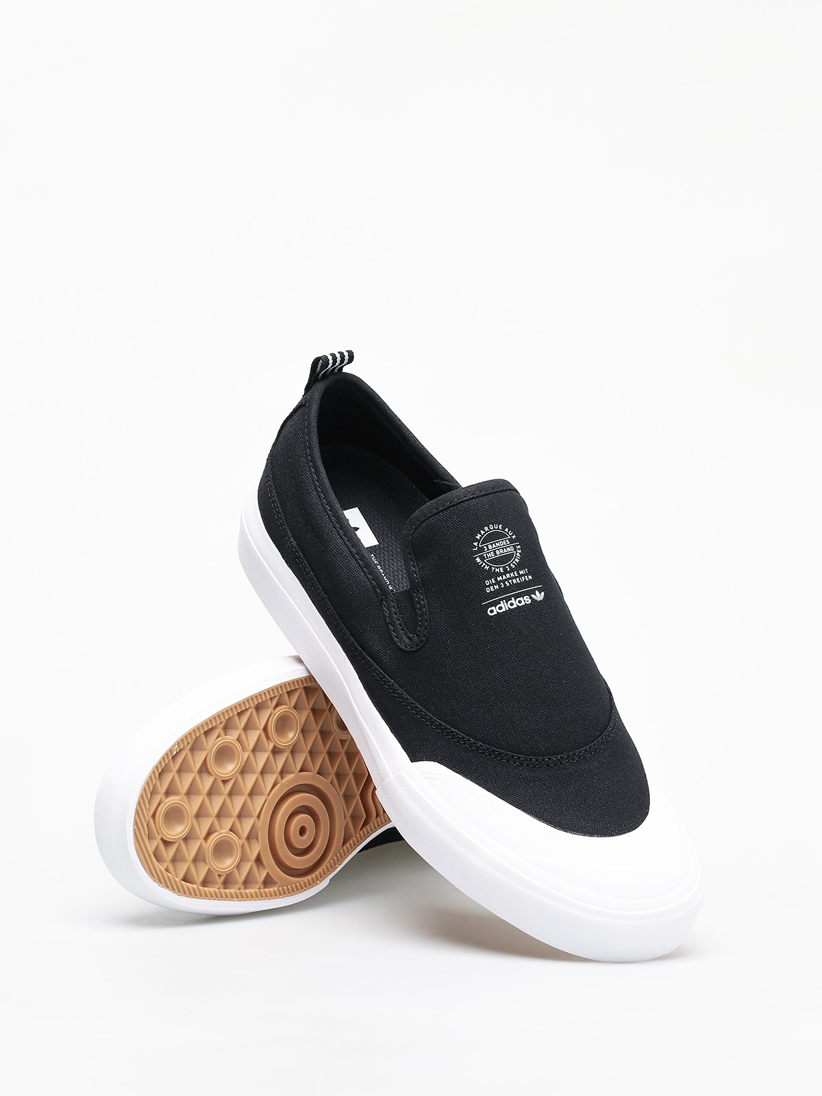 adidas Matchcourt Slip Shoes (cblack/cblack/ftwwht)