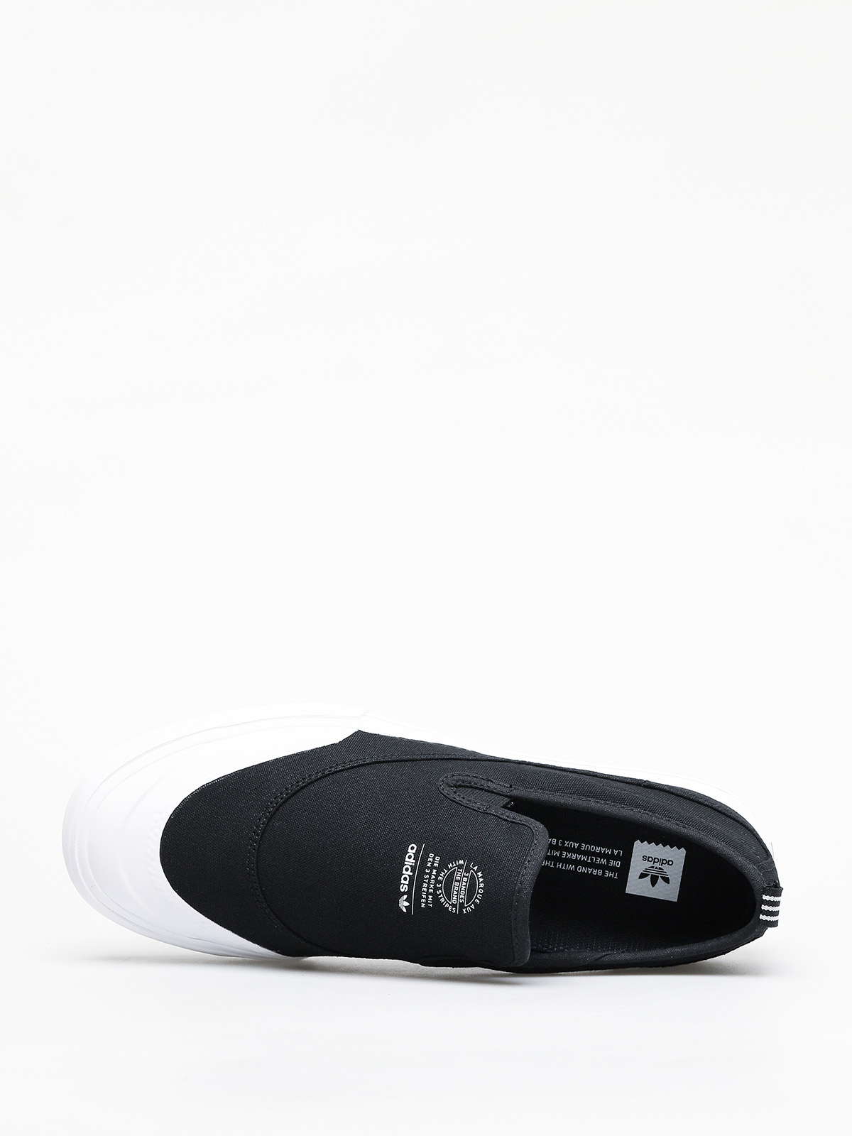 adidas Matchcourt Slip Shoes (cblack/cblack/ftwwht)