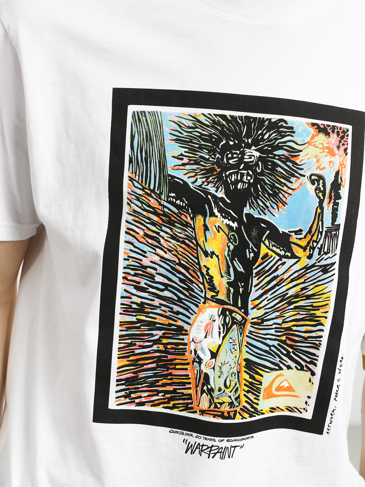 Quiksilver Warpaint T-shirt (white)