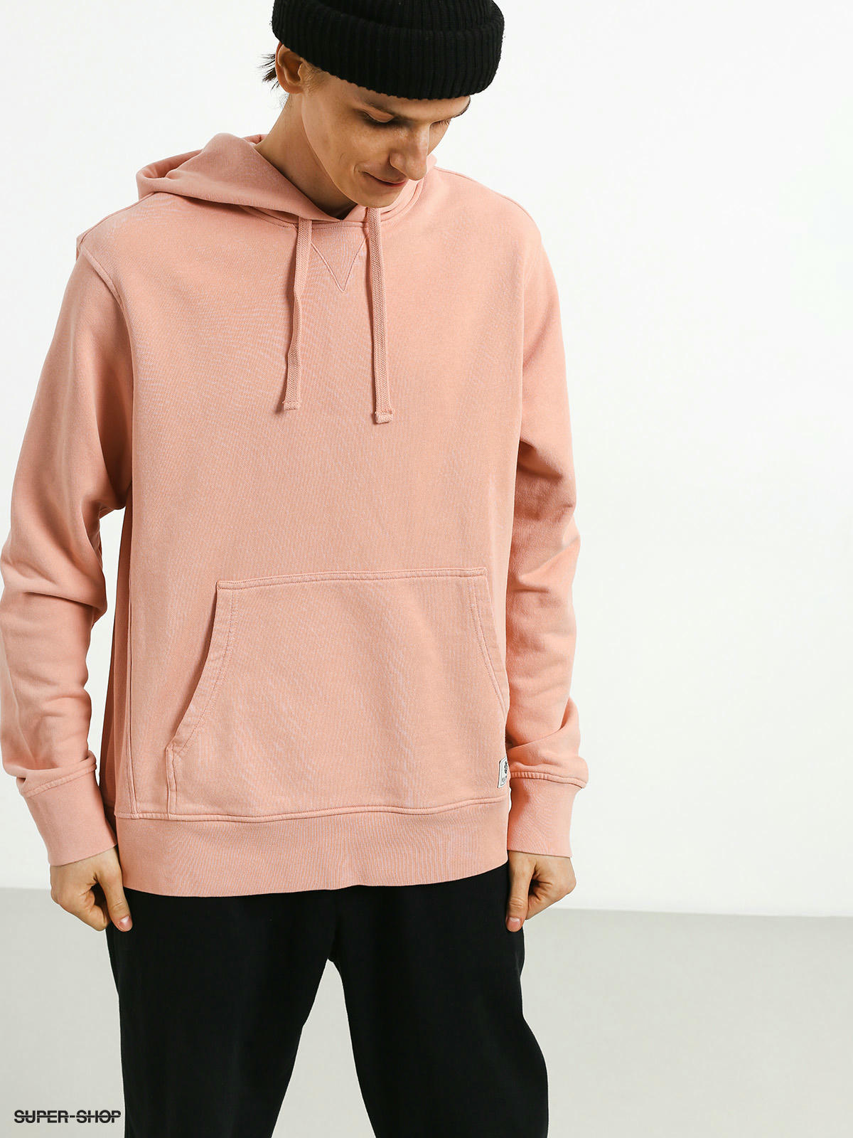 peach hoodie