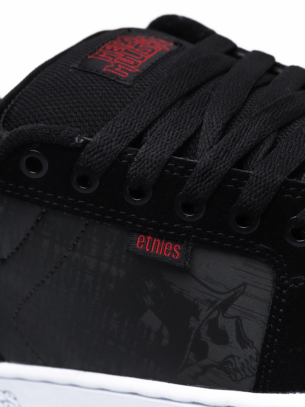 Etnies Metal Mulisha Barge Xl Shoes (black/white/red)