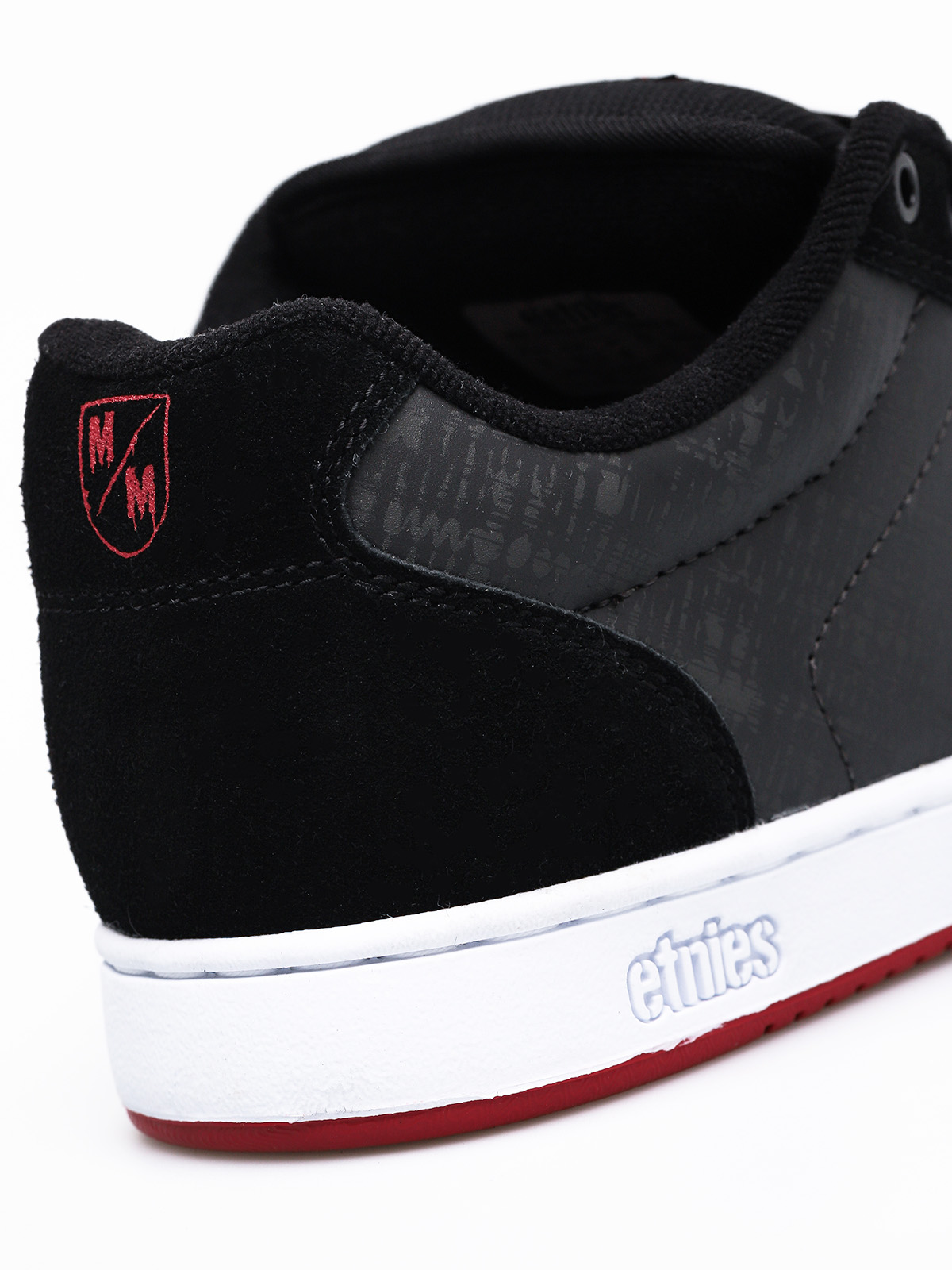 Etnies Metal Mulisha Barge Xl Shoes (black/white/red)