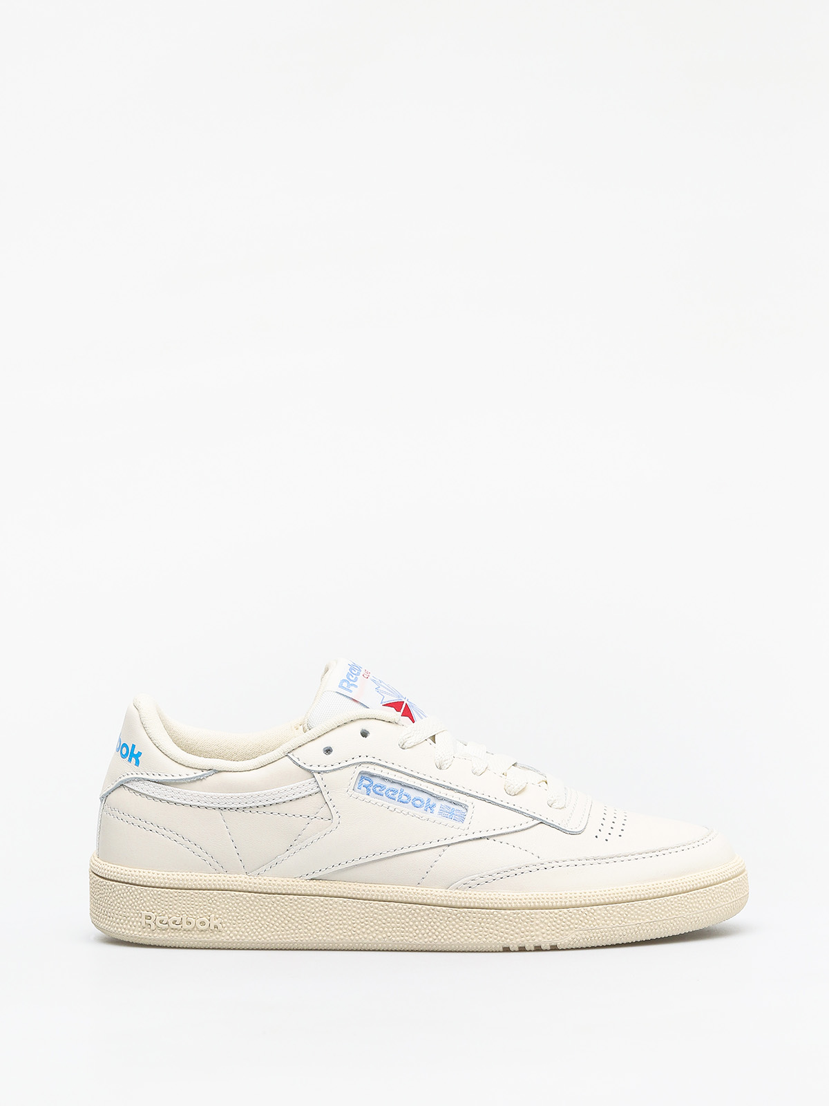 Reebok Shoes Club C 85 Wmn (vintage chalk/paper wht/athletic blue/exc red)