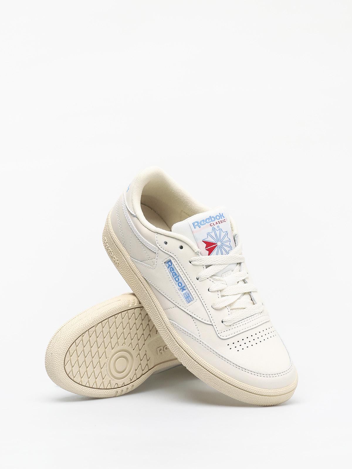 Reebok Shoes Club C 85 Wmn (vintage chalk/paper wht/athletic blue - Main Image