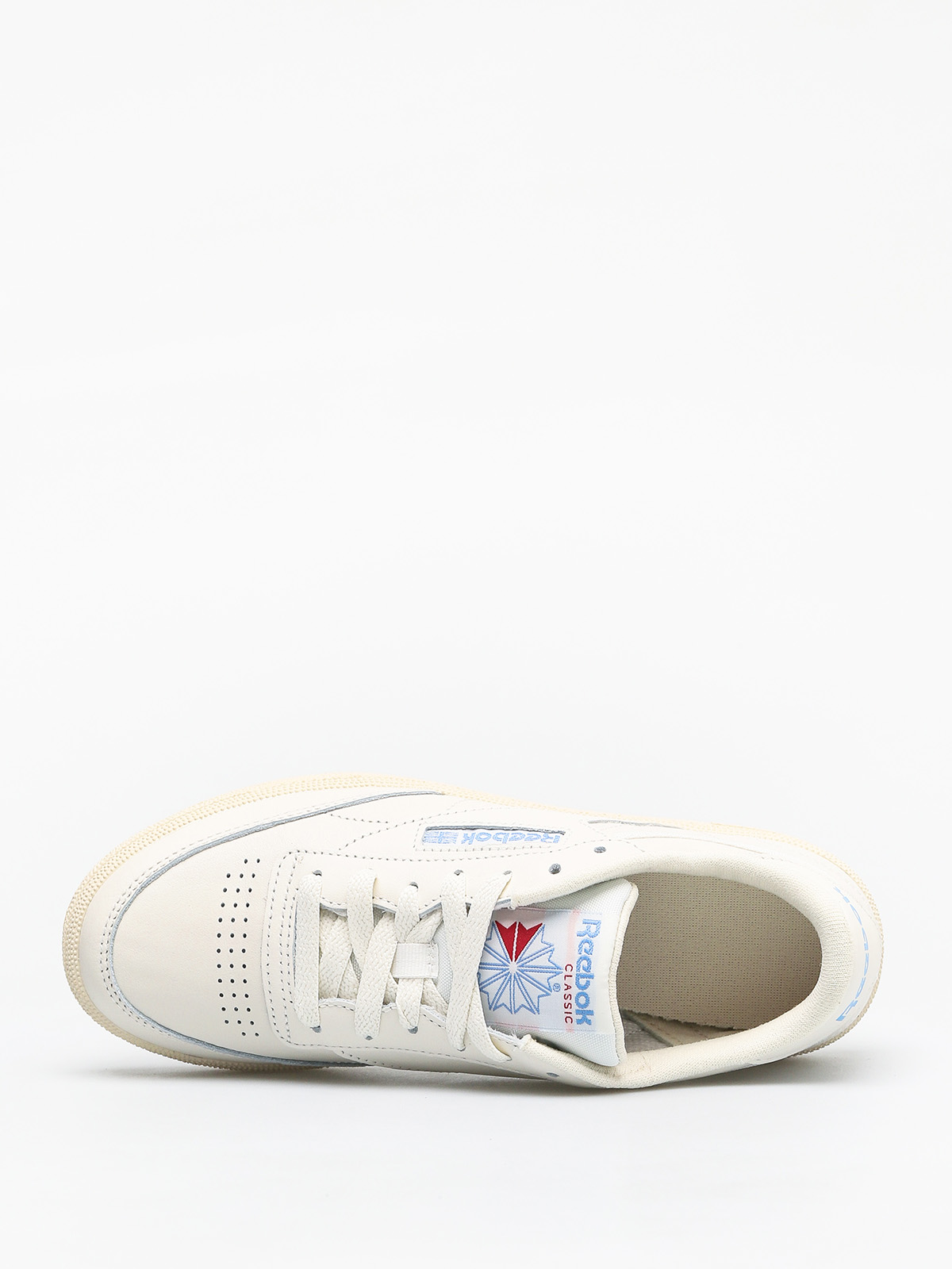 Reebok Shoes Club C 85 Wmn (vintage chalk/paper wht/athletic blue/exc red)