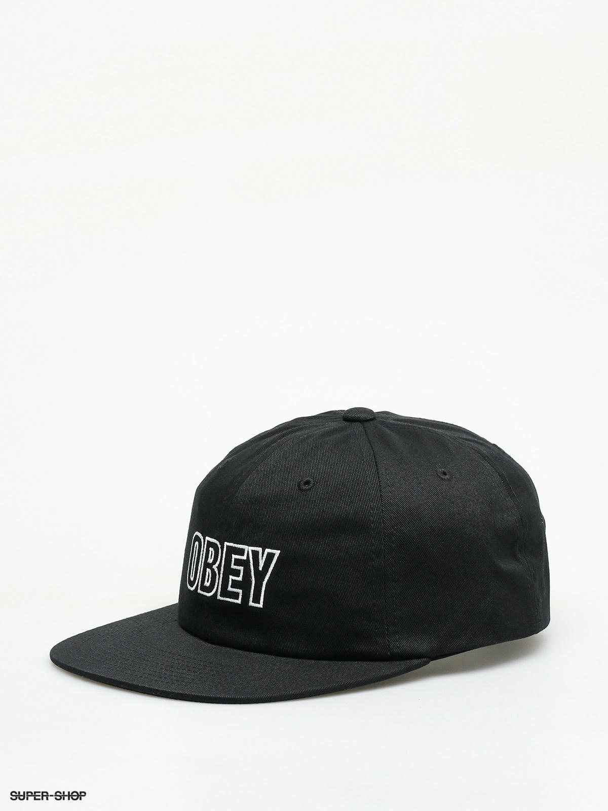 obey black snapback