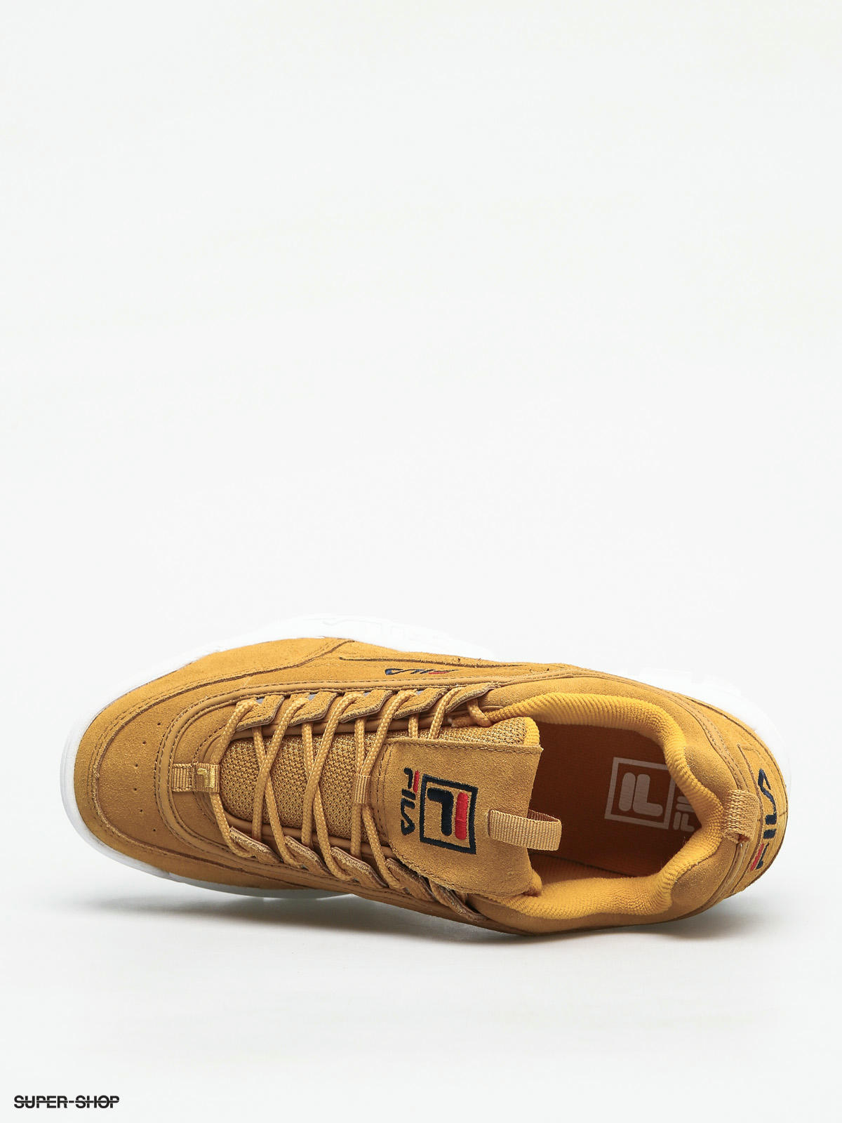 fila disruptor low gold