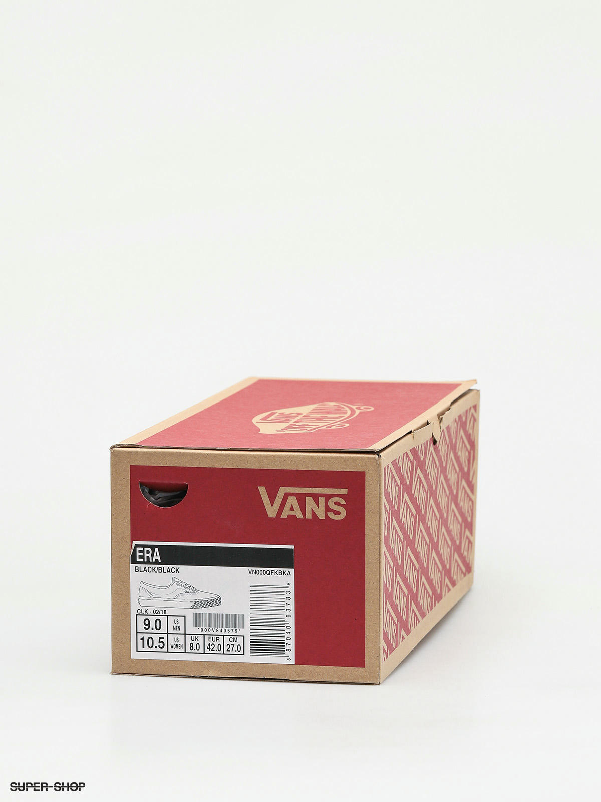 vans shoes box