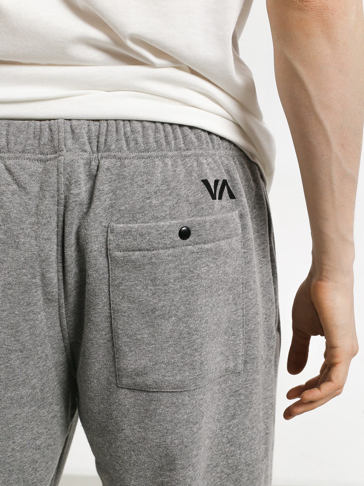 RVCA Cage Sweatpant Pants (heather grey)