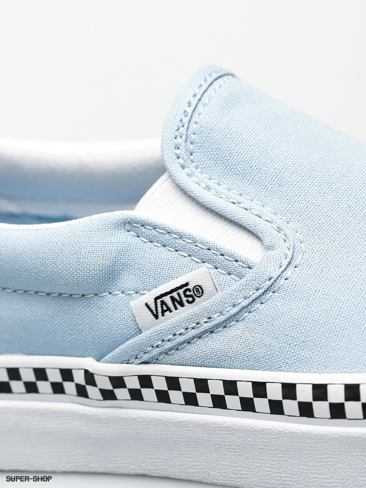 Check foxing best sale vans blue