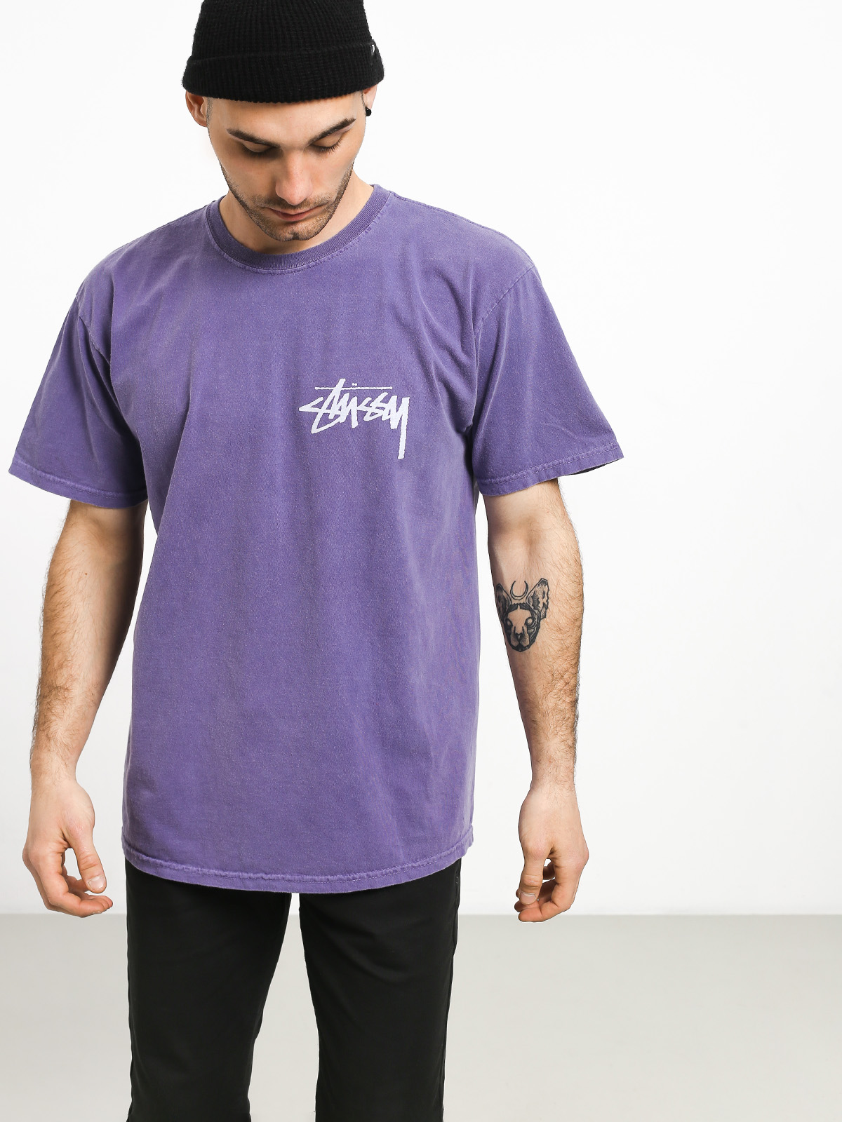 Stussy Stock Pig. Dyed T-shirt - violet (purple)