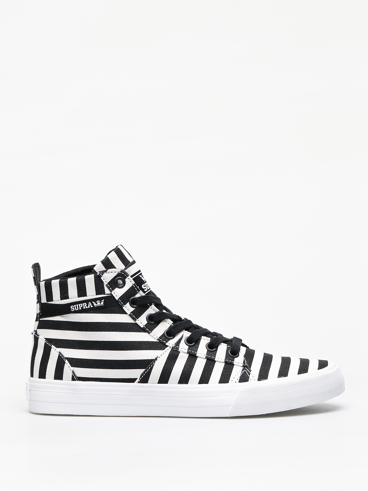 Supra Stacks Mid Shoes (black/white stripe)