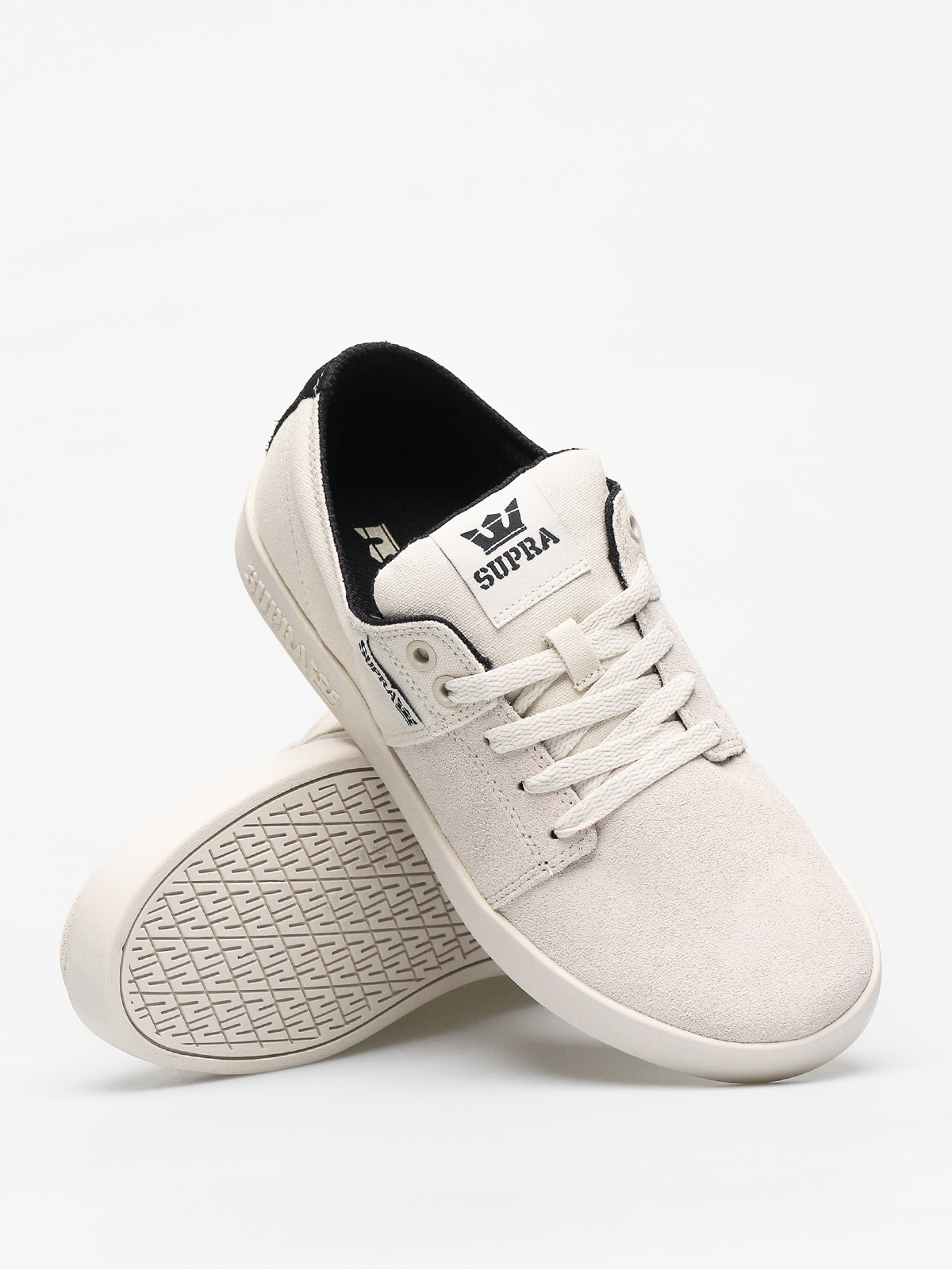 Supra Stacks II Shoes (bone/black bone)